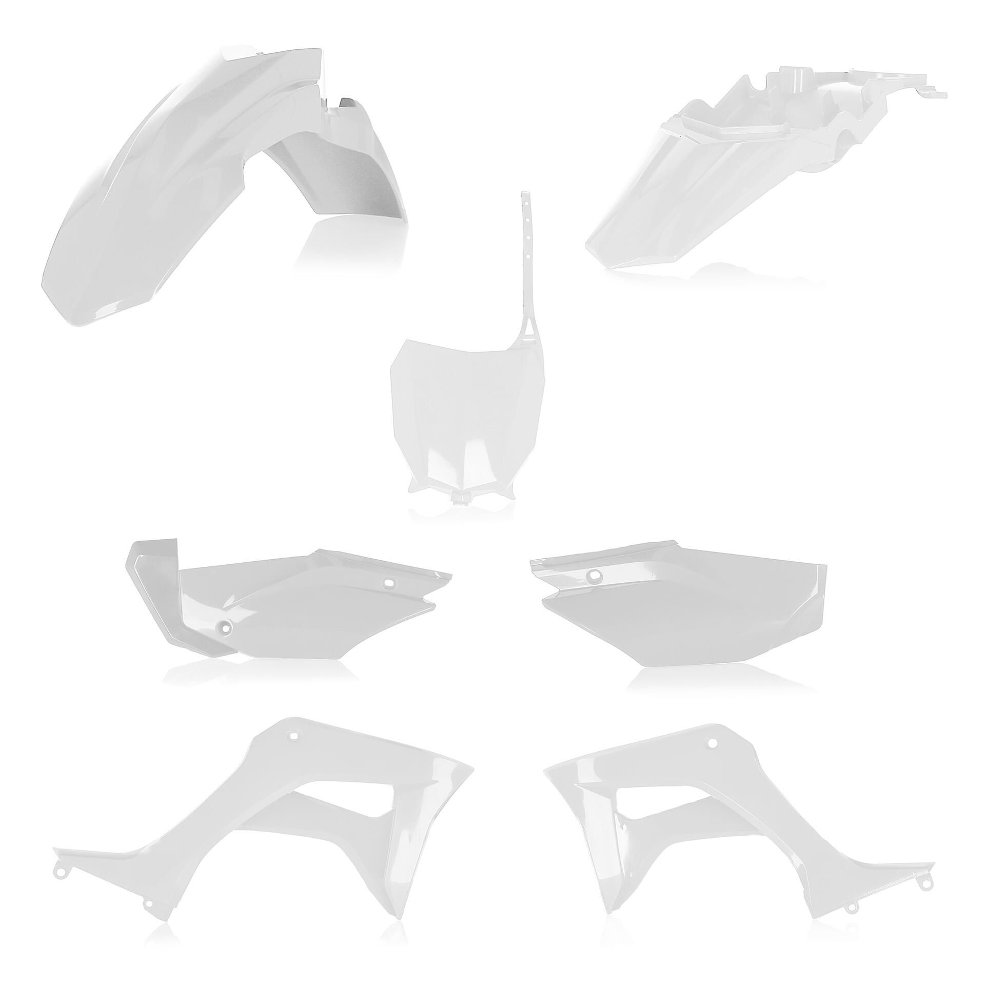 パーツ WHITE INDASTRY MAVIC220 Acerbis Full Plastic Kit White - 2861930002 | Honda CRF110F 2019