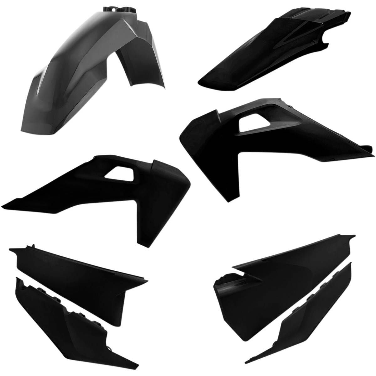 Acerbis Plastic Kit Black - 2726560001 | FortNine