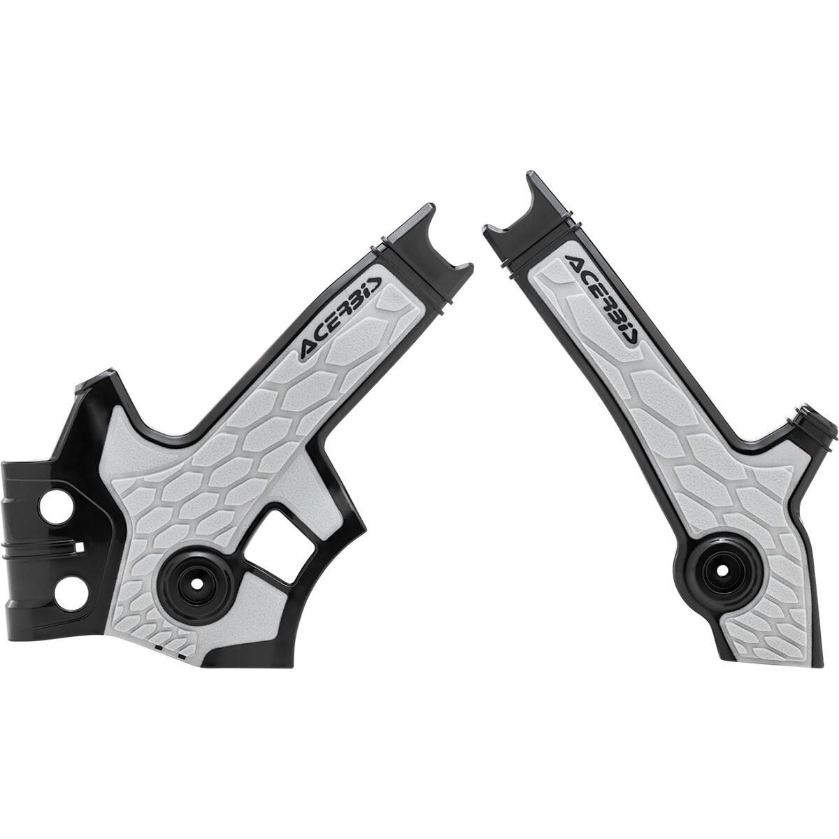 絆 Acerbis X-Grip Frame Guards Black/Grey - 2801931001 | FortNine