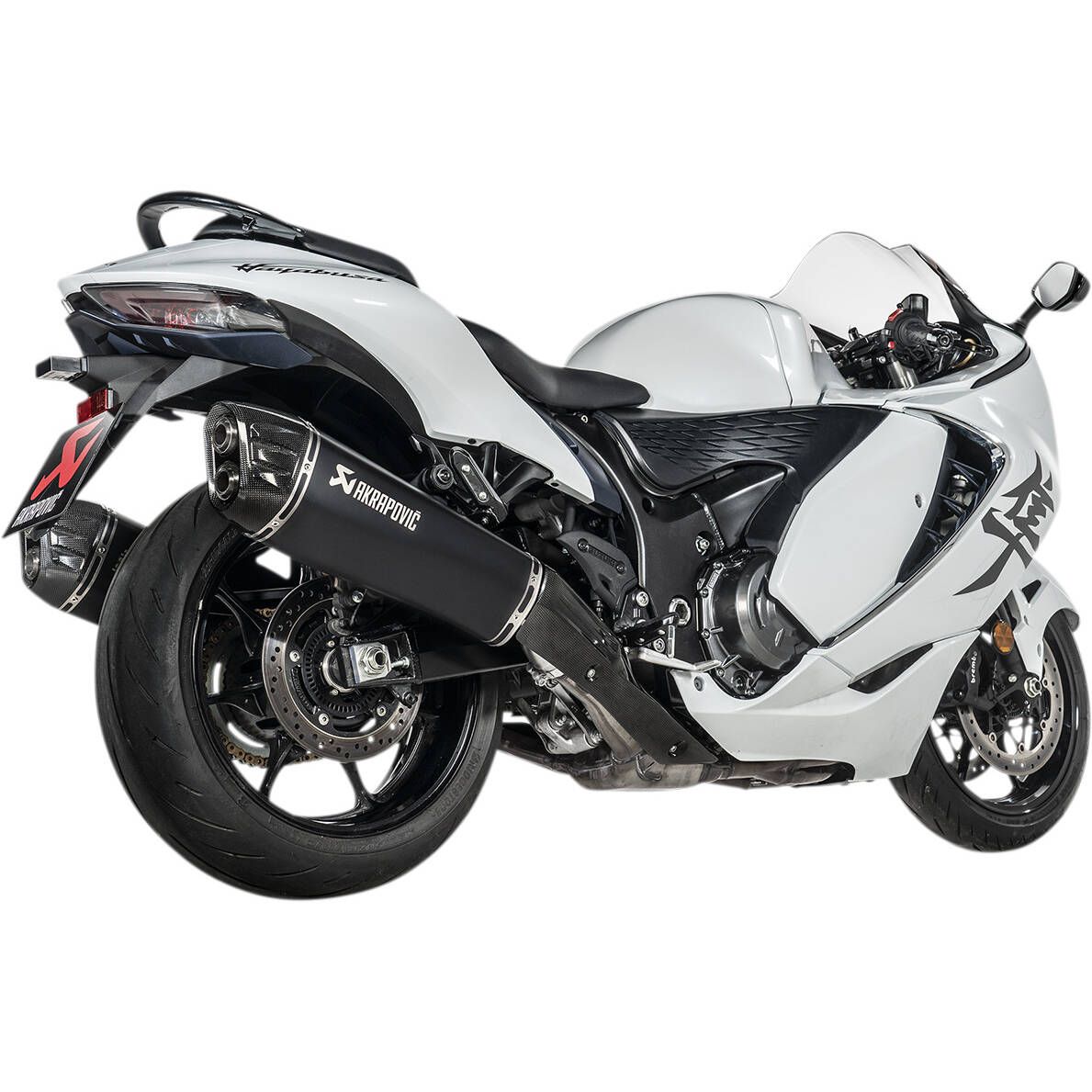 Akrapovic Slip-On Line Exhaust - S-S13SO4-HRAATBL | Suzuki