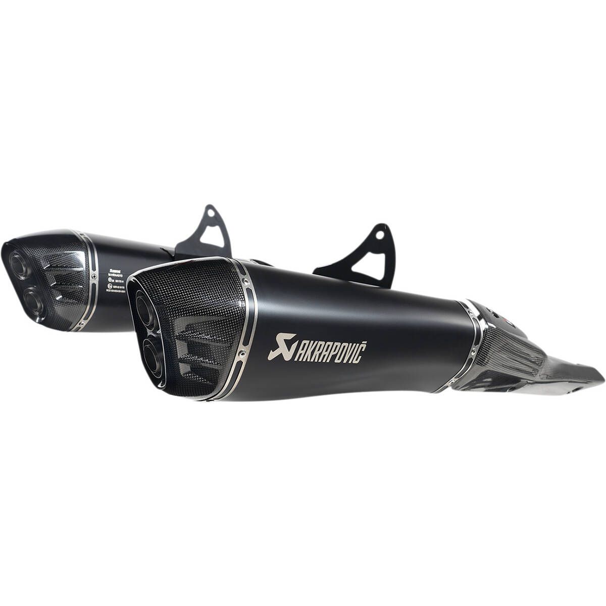 Akrapovic Slip-On Line Exhaust - S-S13SO4-HRAATBL | Suzuki