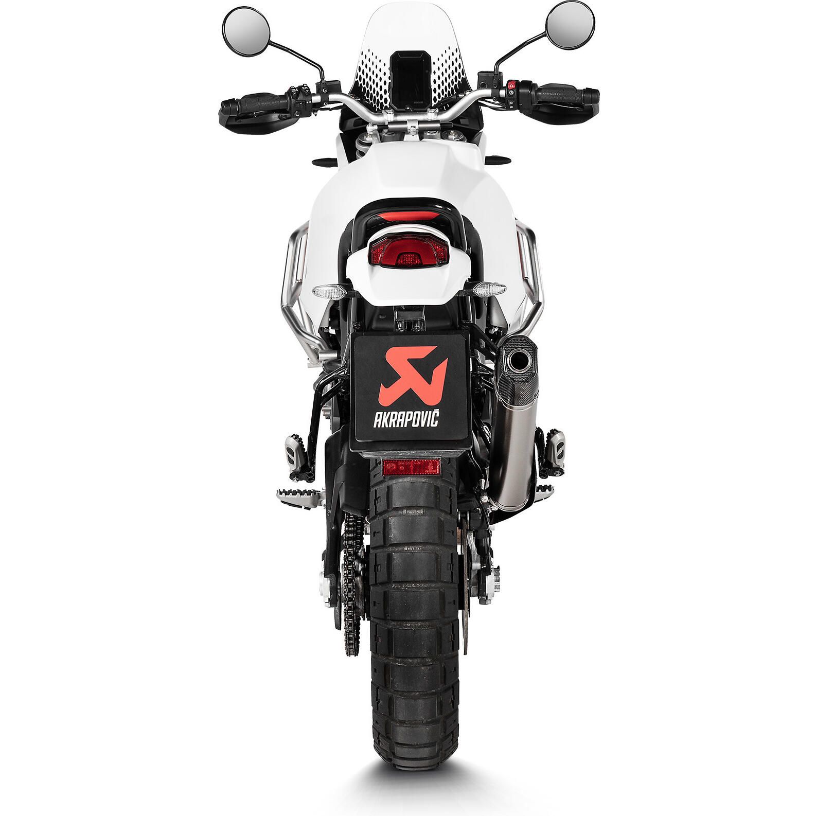 Akrapovic Slip-On Line Exhaust - S-D9SO19-HJAT | Ducati DesertX