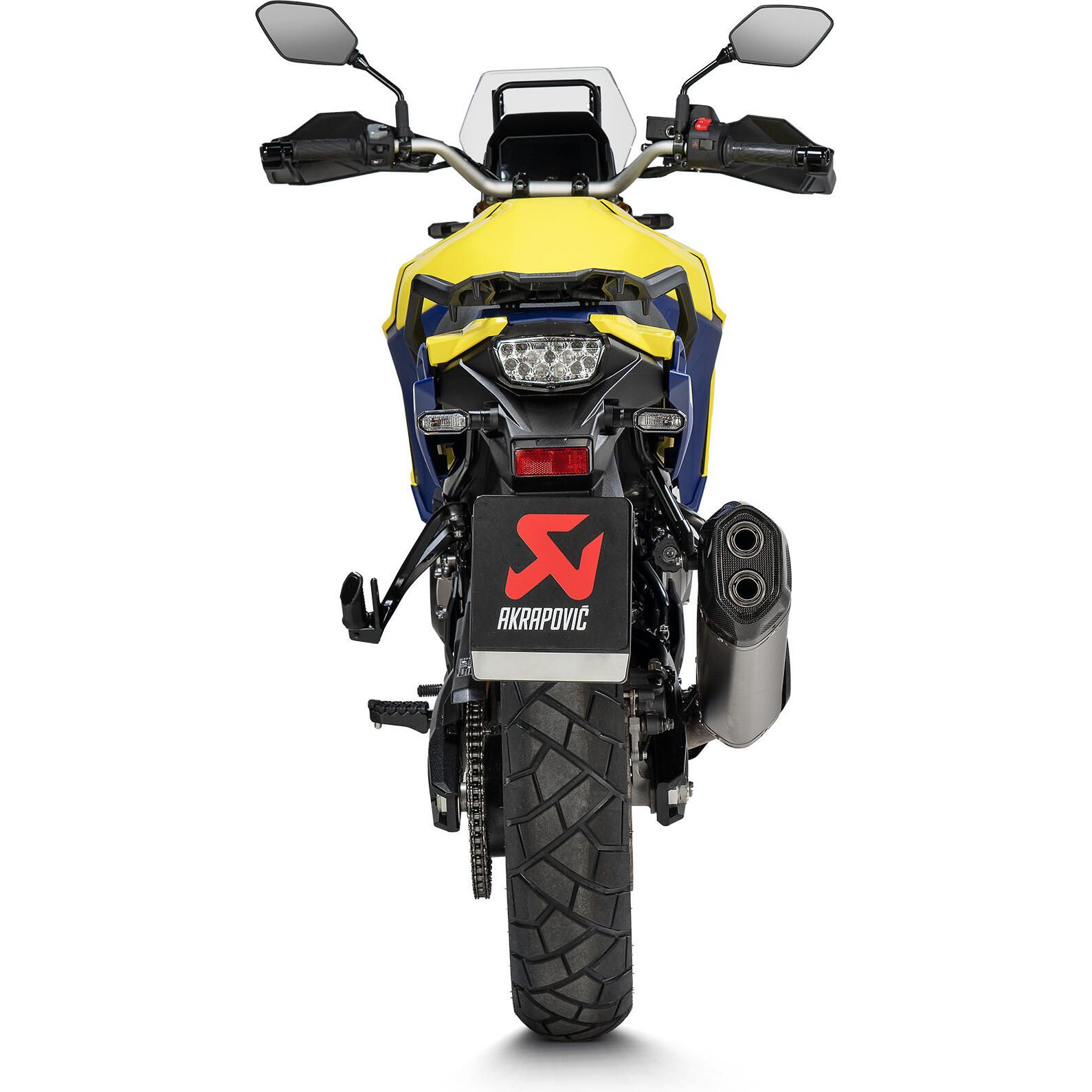 Akrapovic Slip-On Line Exhaust - S-S8SO1-HAFT | Suzuki DL800 V