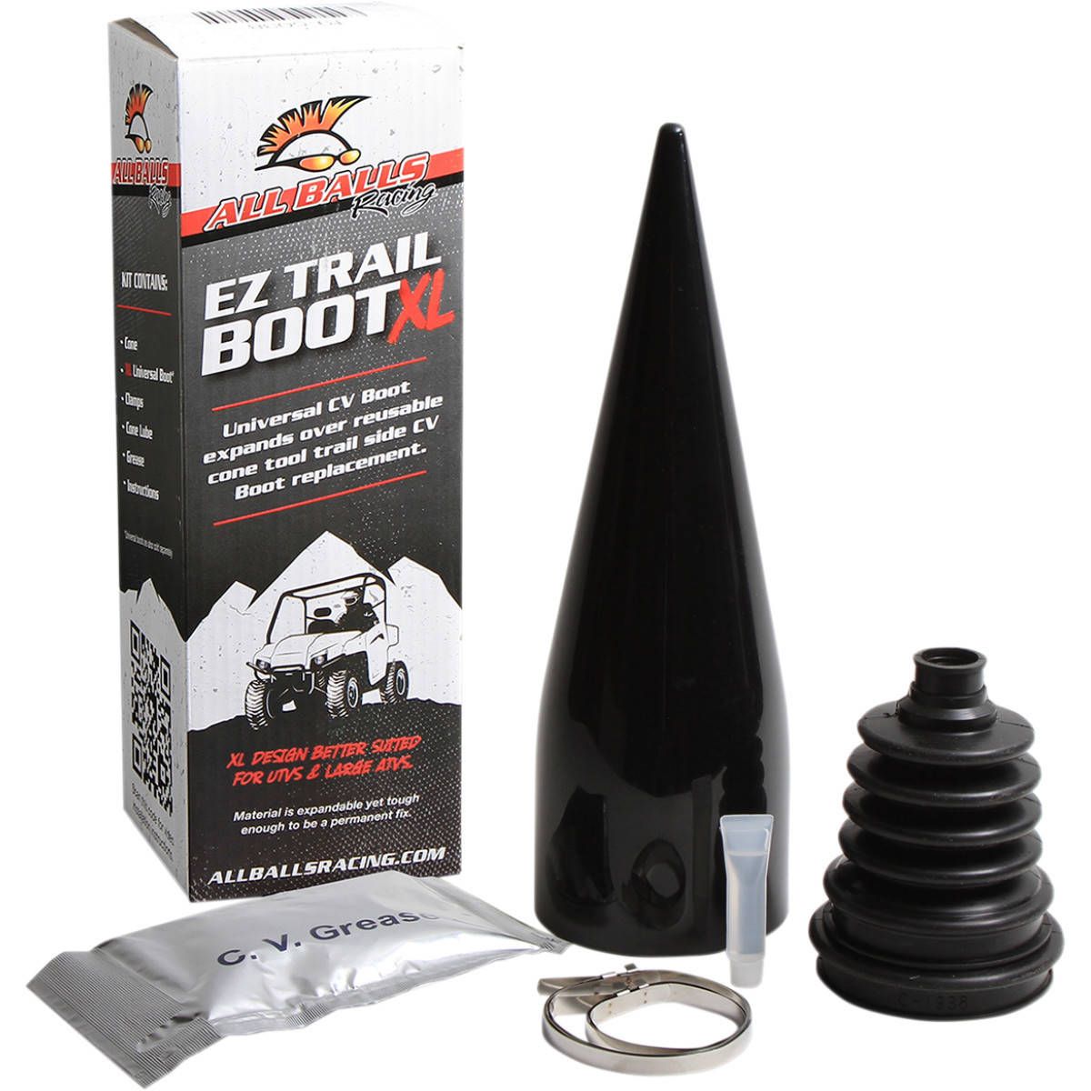 All Balls Universal EZ Trail CV Boot Kit XL - 19-5038 | FortNine