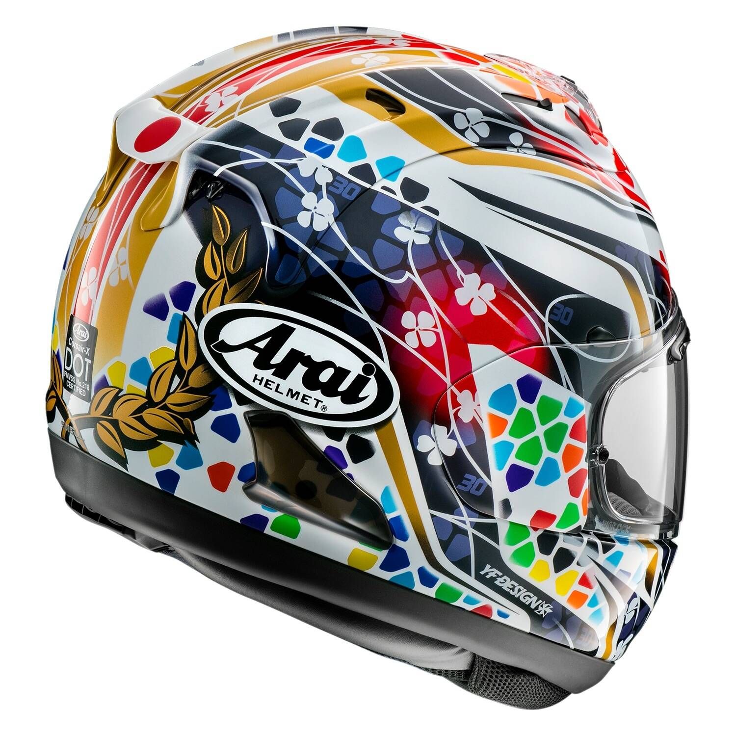 Arai Corsair-X Nakagami 3 Helmet - Snell 2020 | FortNine