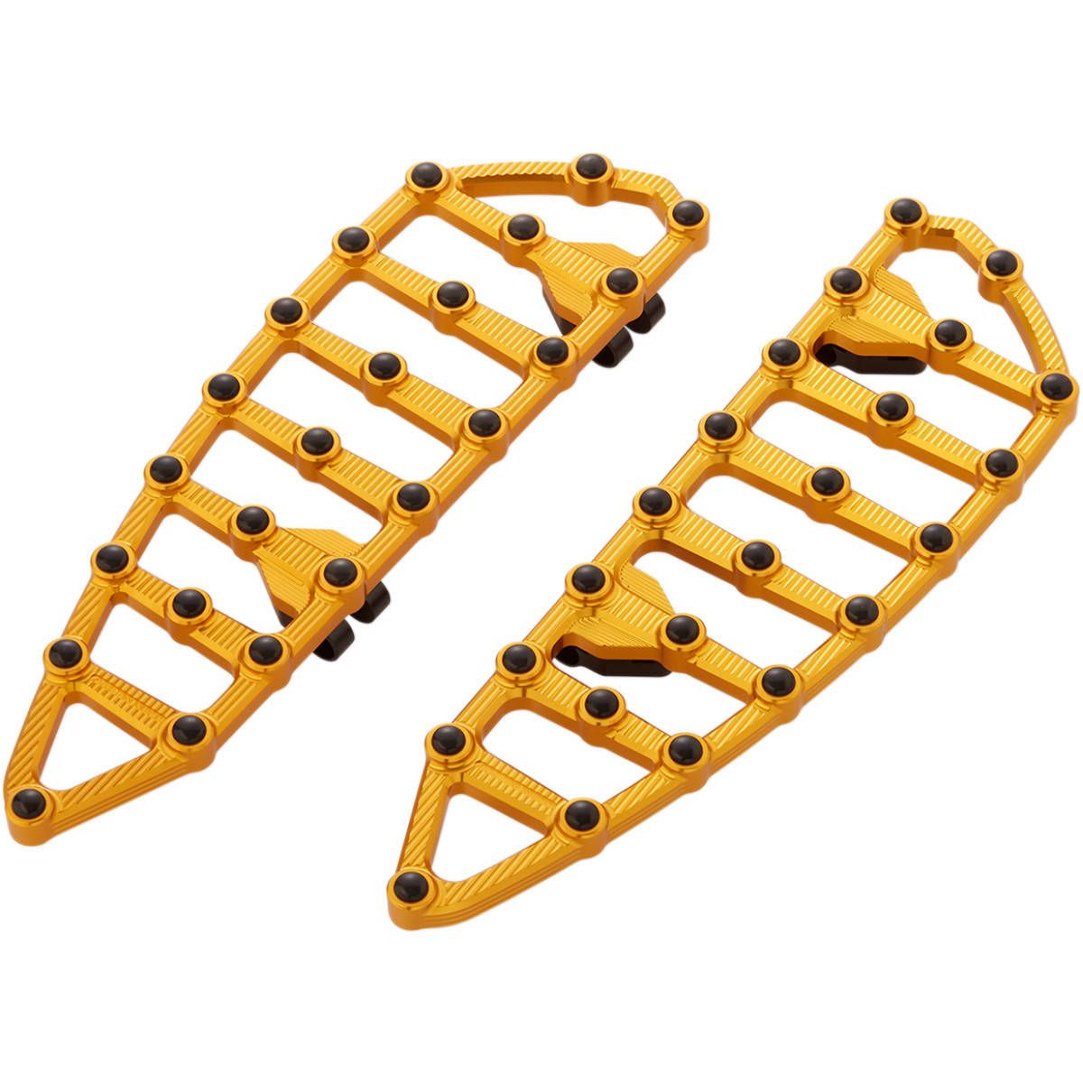 Arlen Ness MX Floorboards Driver - Gold - 06-894 | FortNine