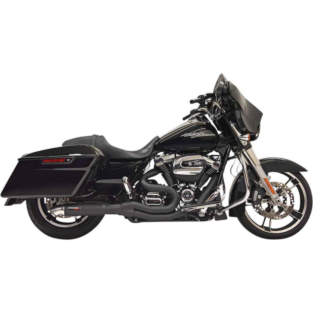 Bassani Road Rage II 2-Into-1 with Hot Rod Turnout Exhaust System