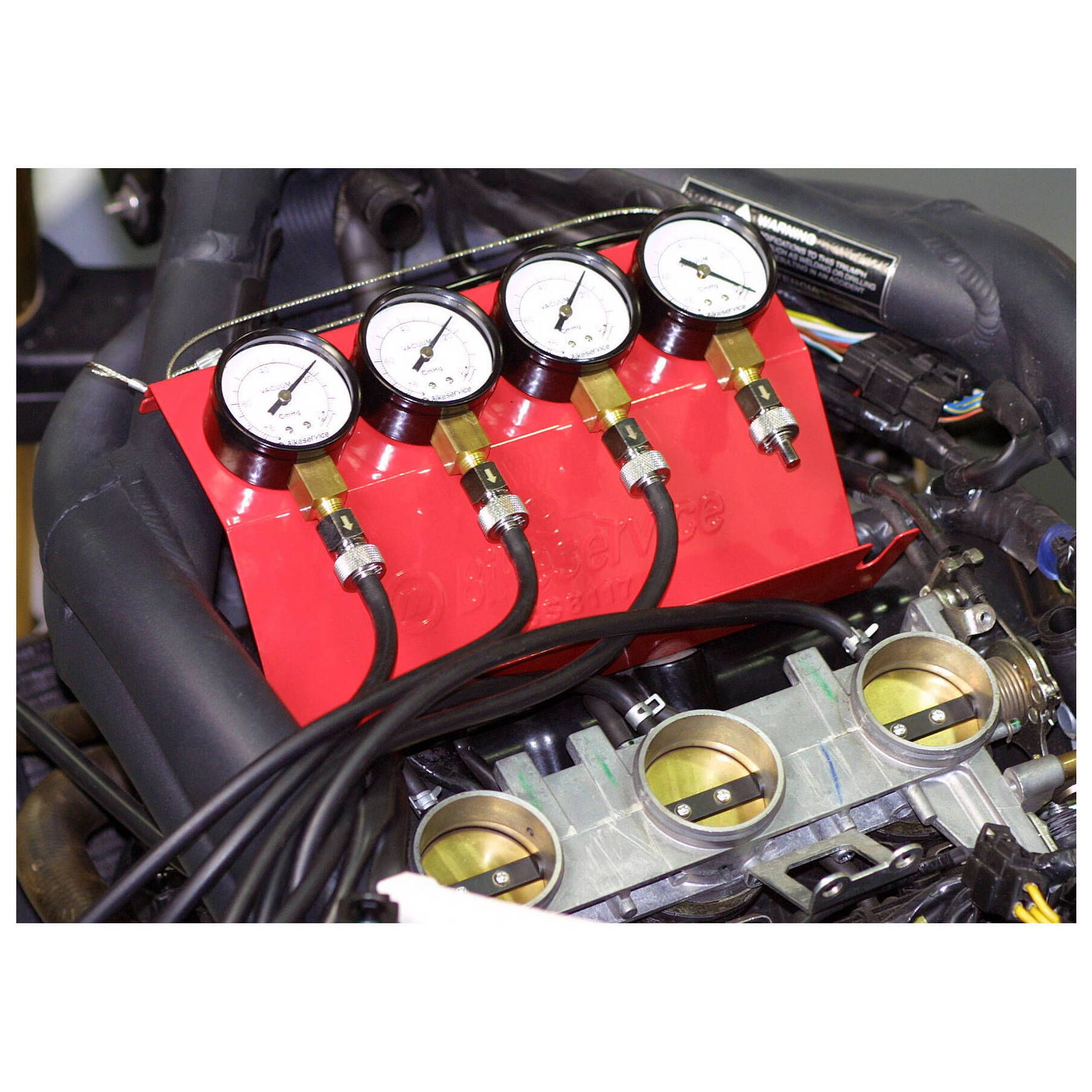 Bikeservice Carburetor Synchronizer Vacuum Gauge Kit - BS8117