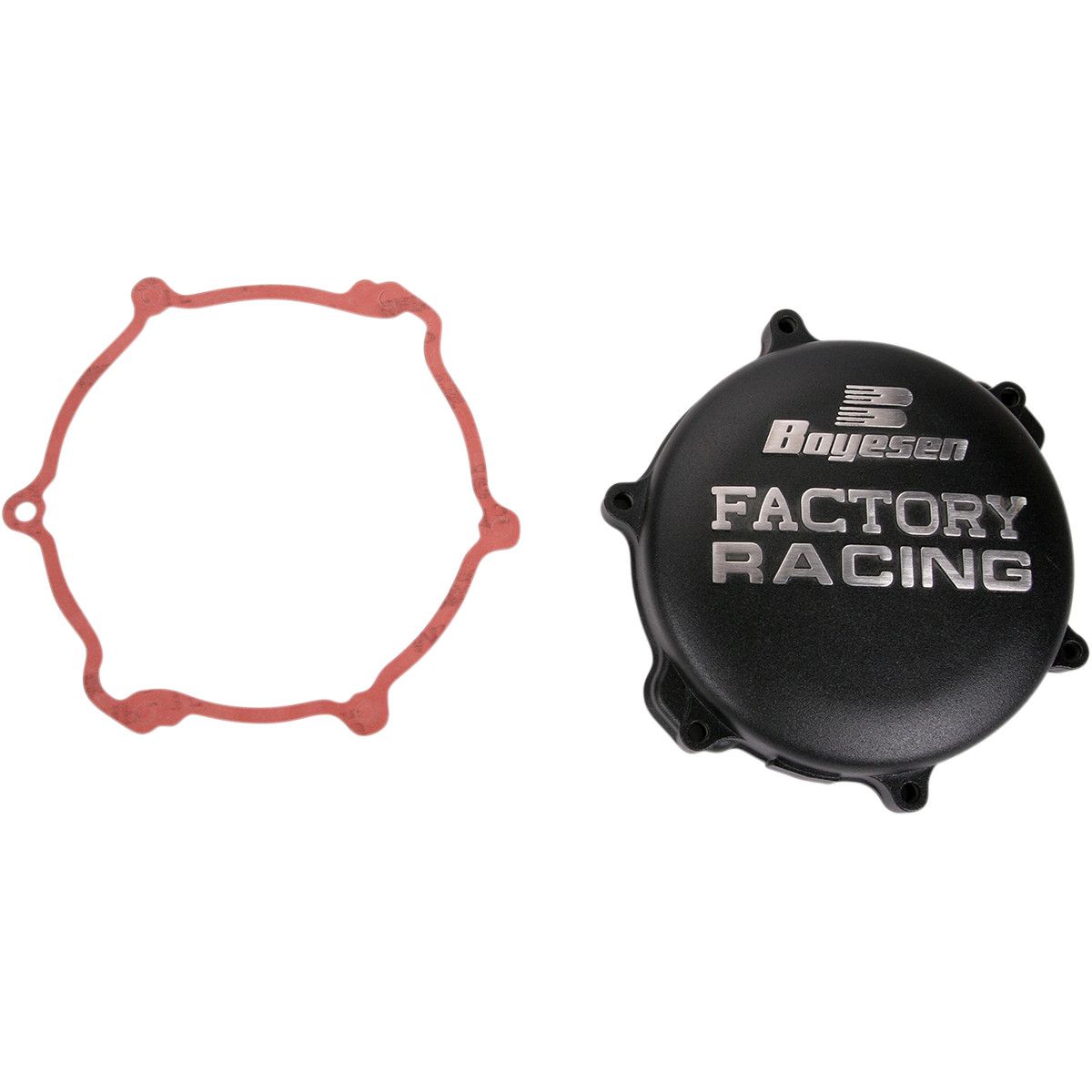 Boyesen CC-07XB Black Factory Racing Clutch Cover - Motorcycle Replacement Part