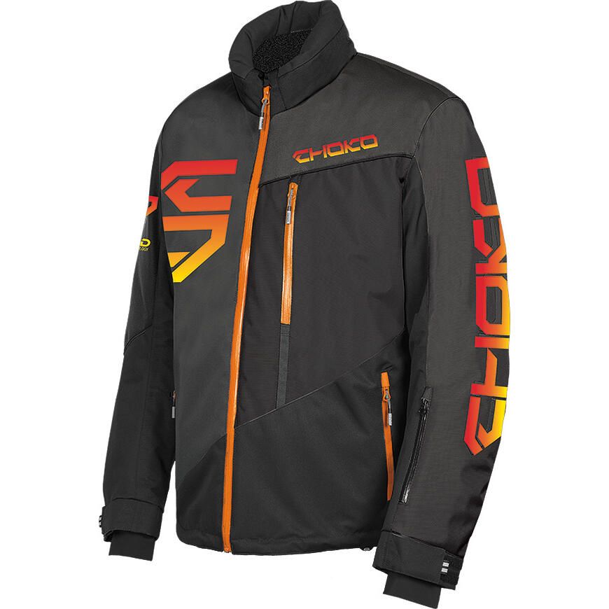 Choko Design Powersports newest Pulse Mens 4XL Black Float Aid Snowmobile Snow Jacket