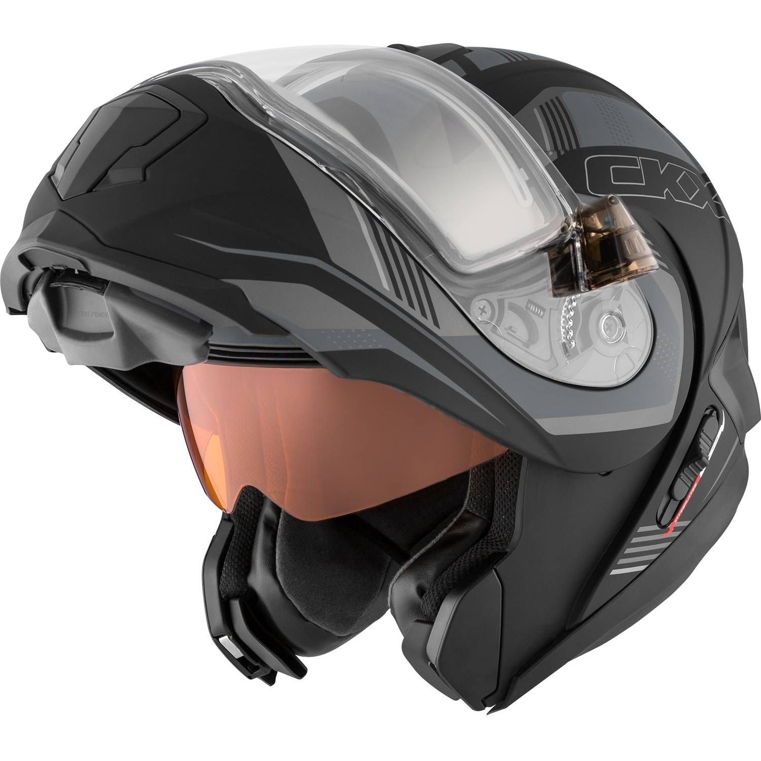 CKX Tranz 1.5 AMS Omeg Snow Helmet with Electric Shield