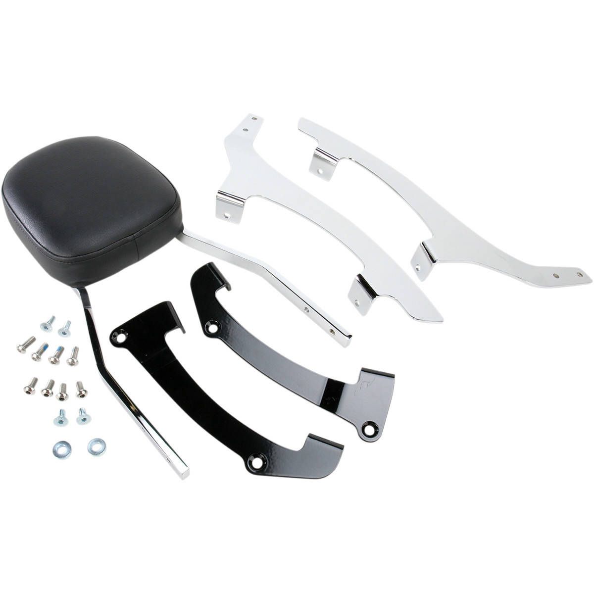 Cobra Square Sissy Bar - Standard - Chrome - 02-5136 | FortNine