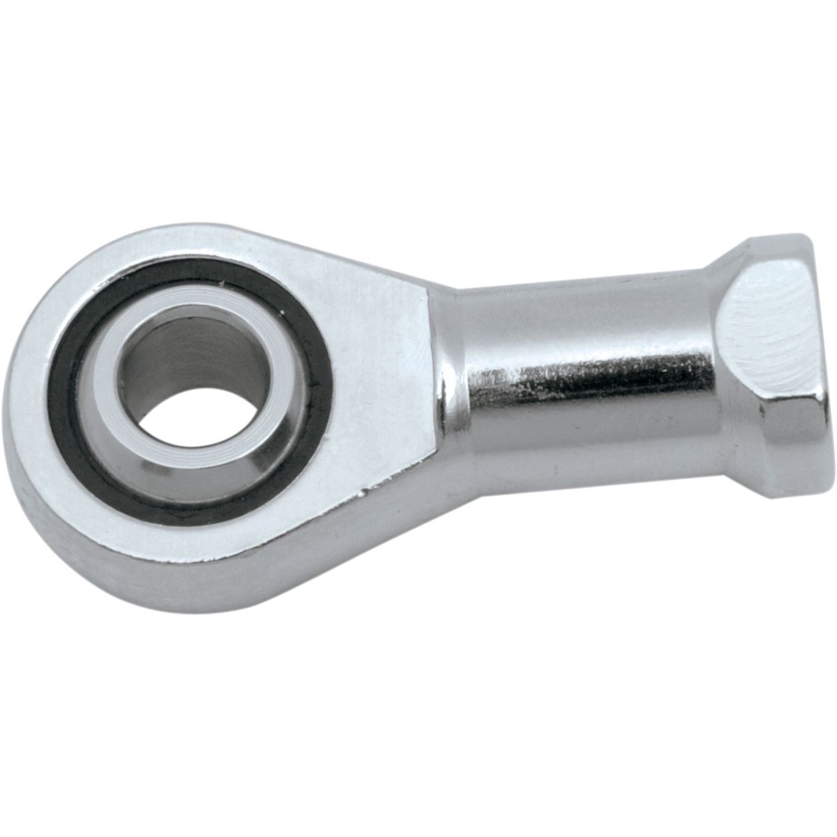 Drag Specialties Self-Aligning Chrome Rod End with Hole - DS325510