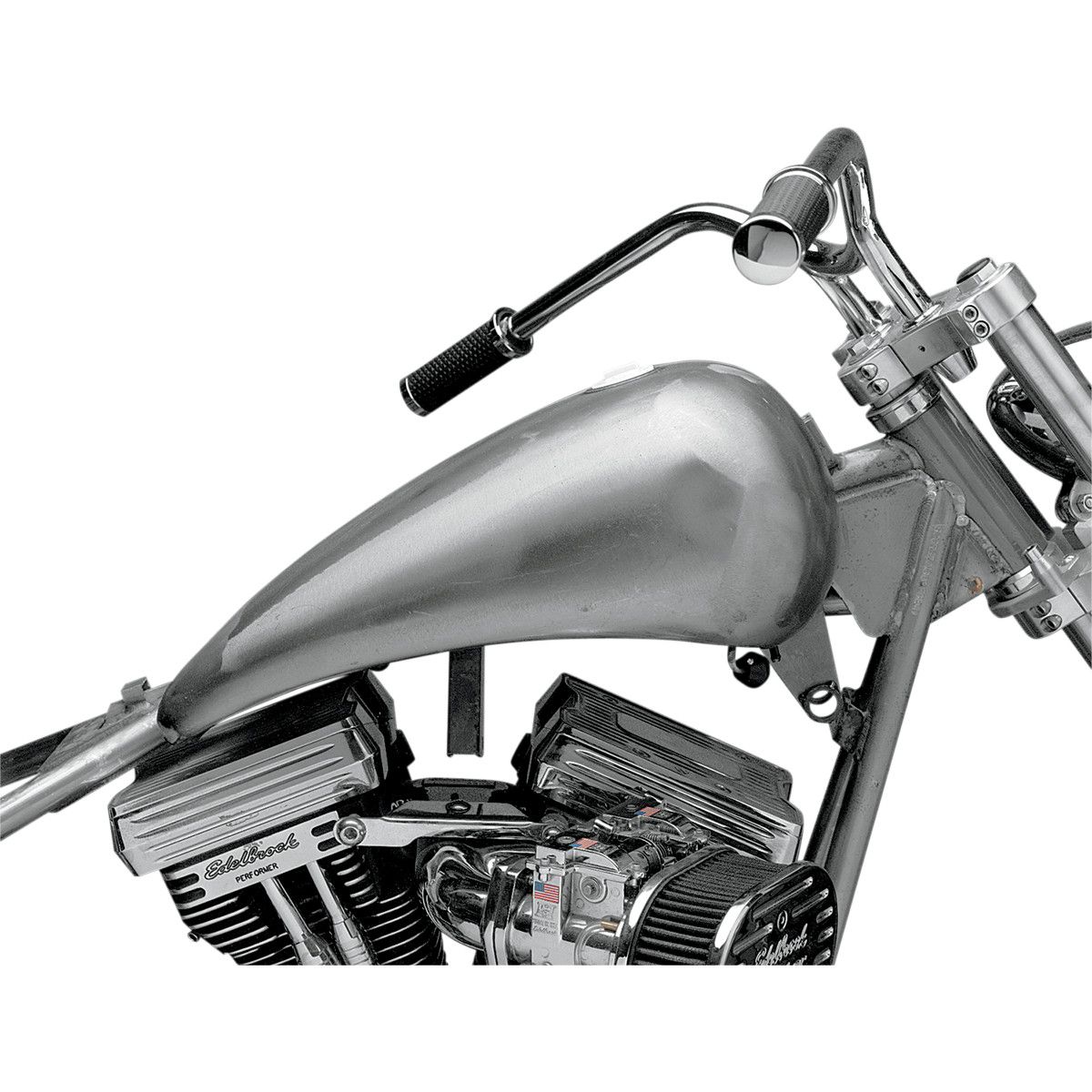 Drag Specialties One-Piece Extended Gas Tank with Screw-In Cap