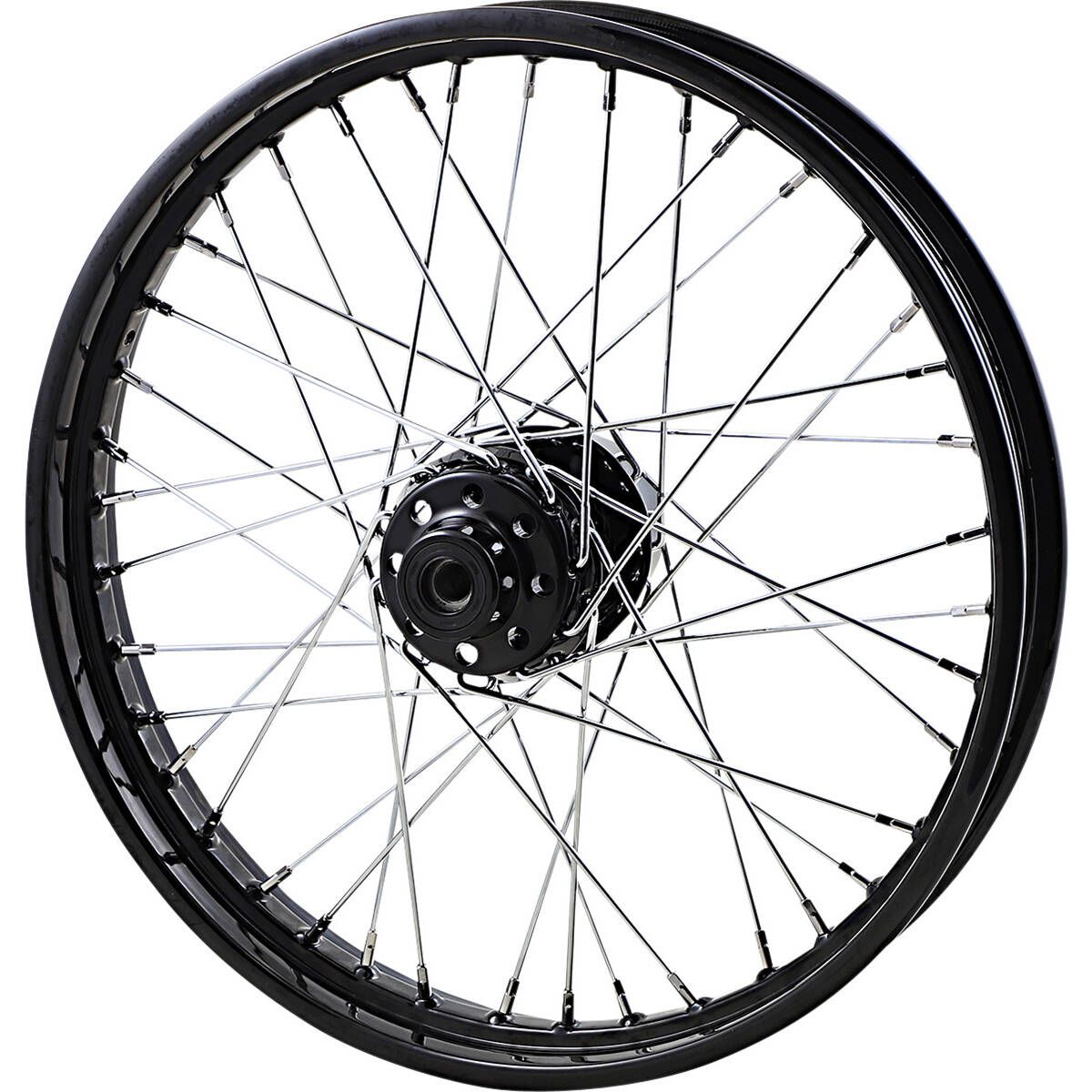 Drag Specialties Laced Wheel - Front - Black - 21 x 2