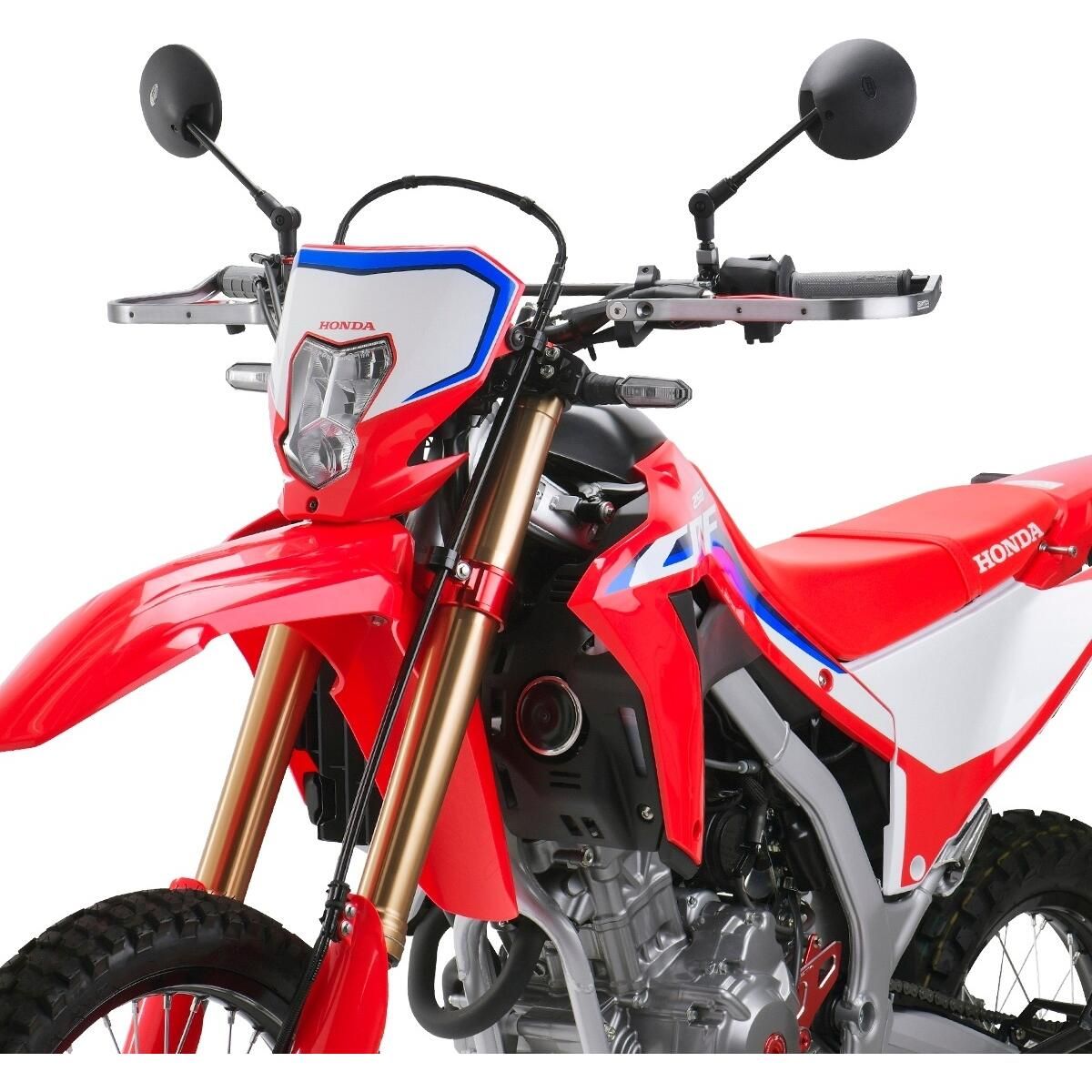 HONDA　CRF Zeta Armor Adventure Handguards Titanium - ZE72-6052 | FortNine