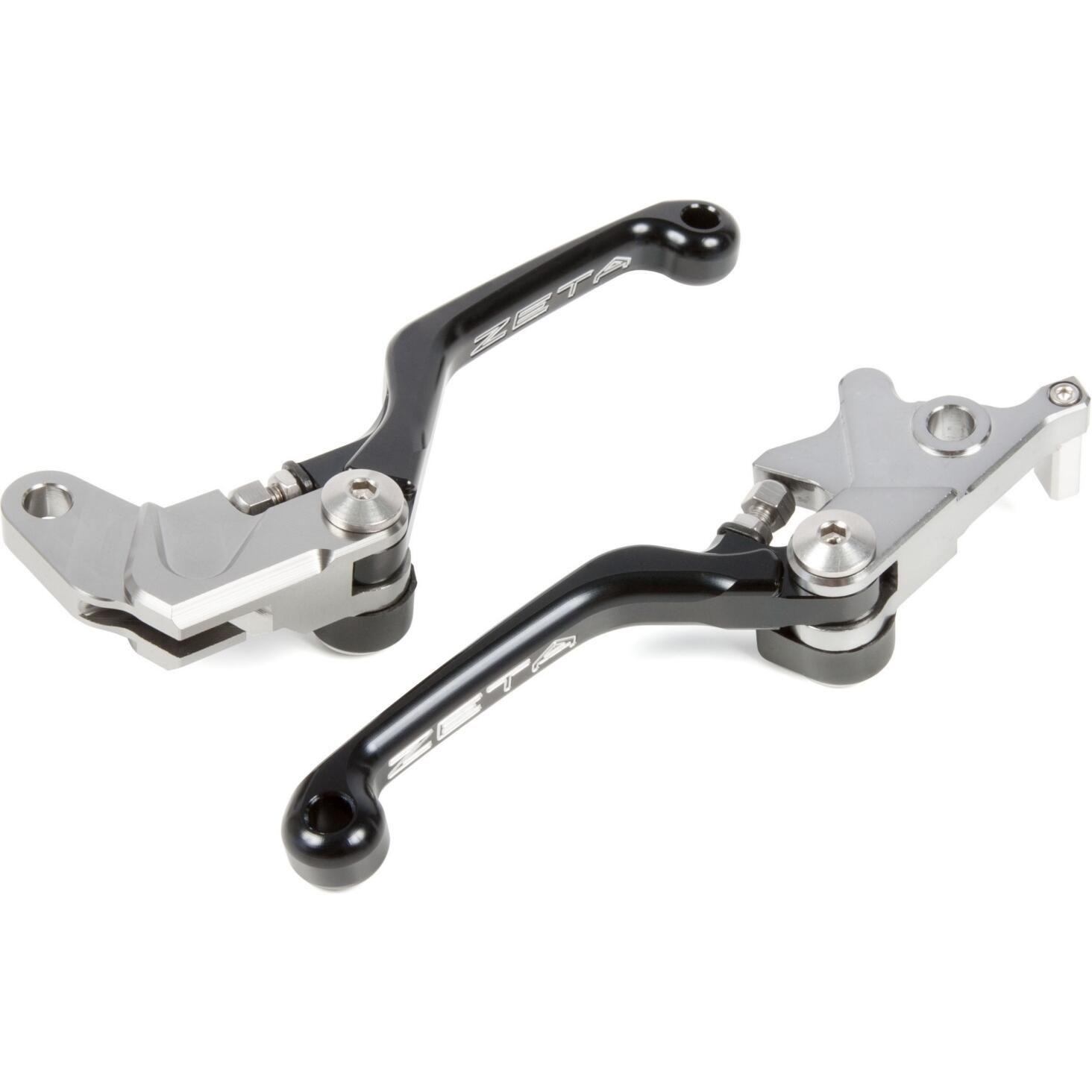 Zeta CP Pivot Brake & Clutch Lever Set Black - 3-Finger - ZE44