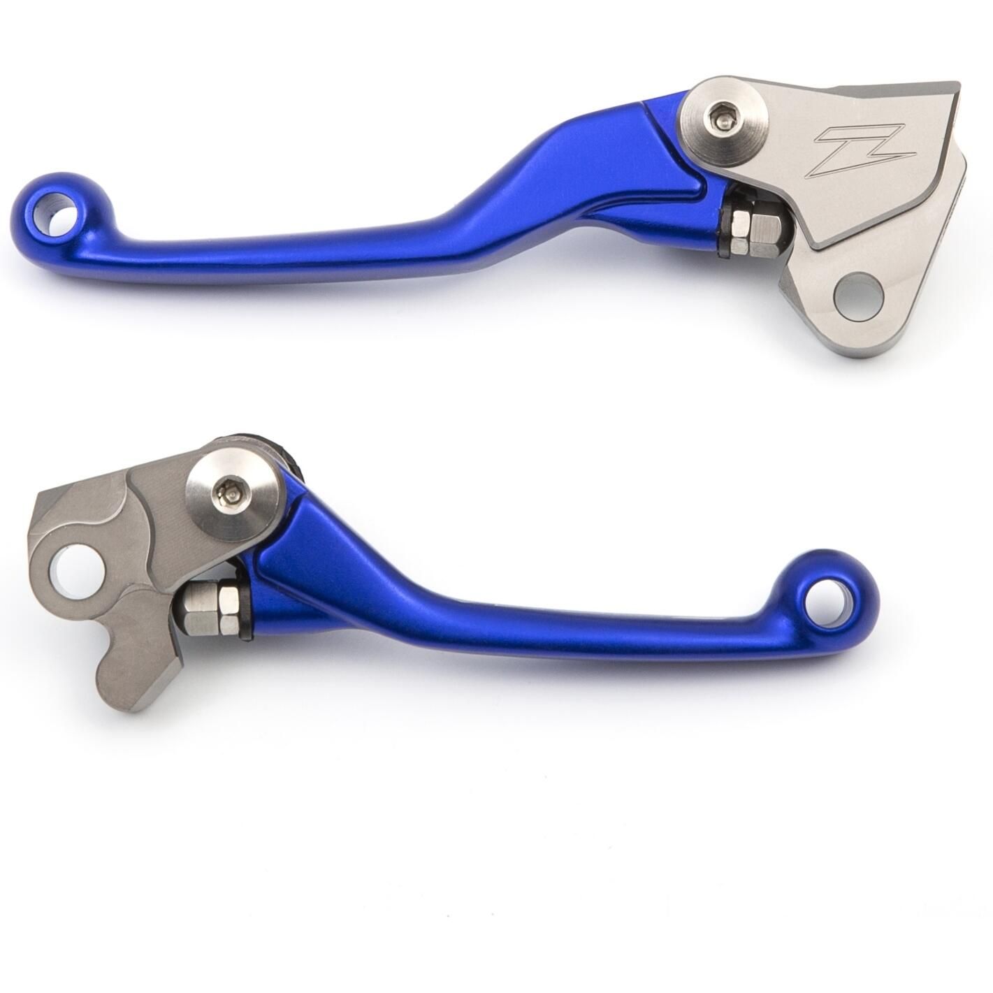Zeta FP Pivot Brake & Clutch Lever Set Blue - 4-Finger - ZE44-1102