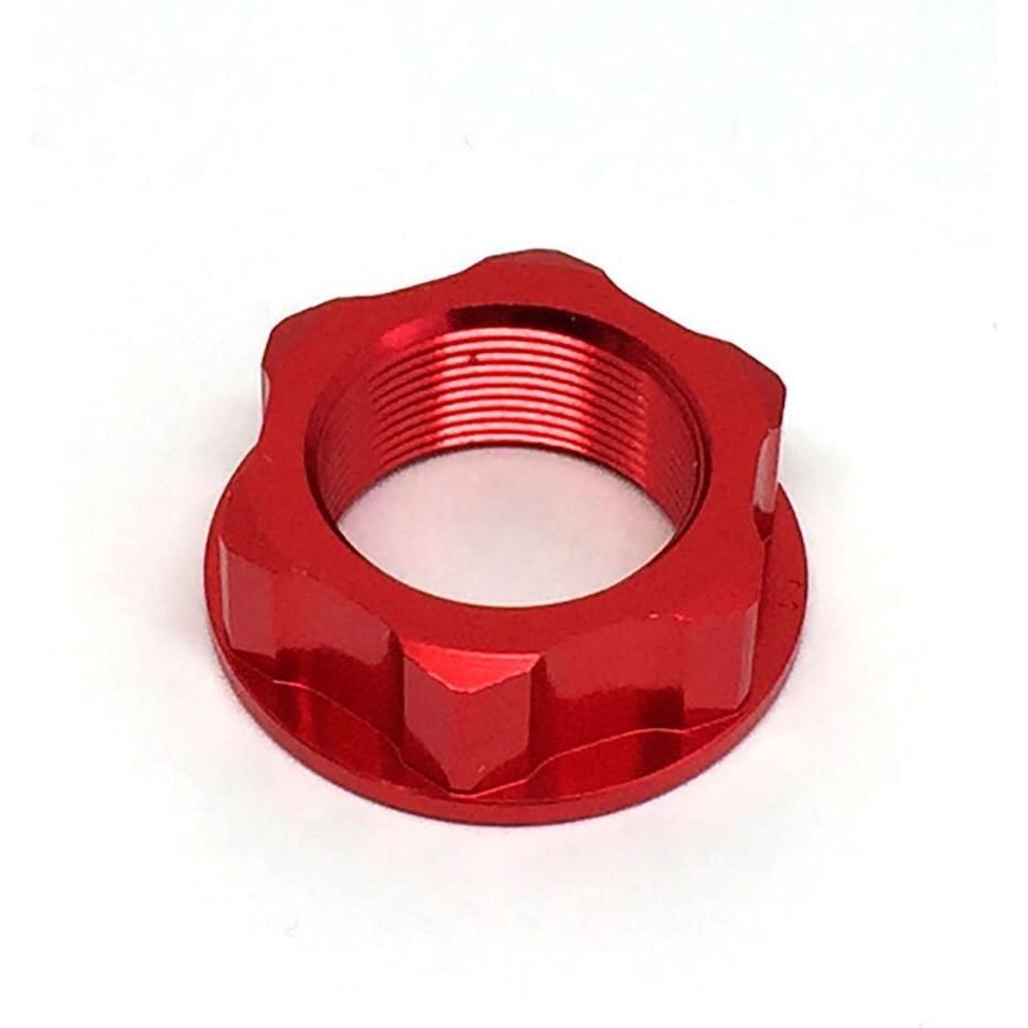 Zeta Steering Stem Nut M22 x 1.00 x 30 mm - Red - ZE58-2033 | FortNine