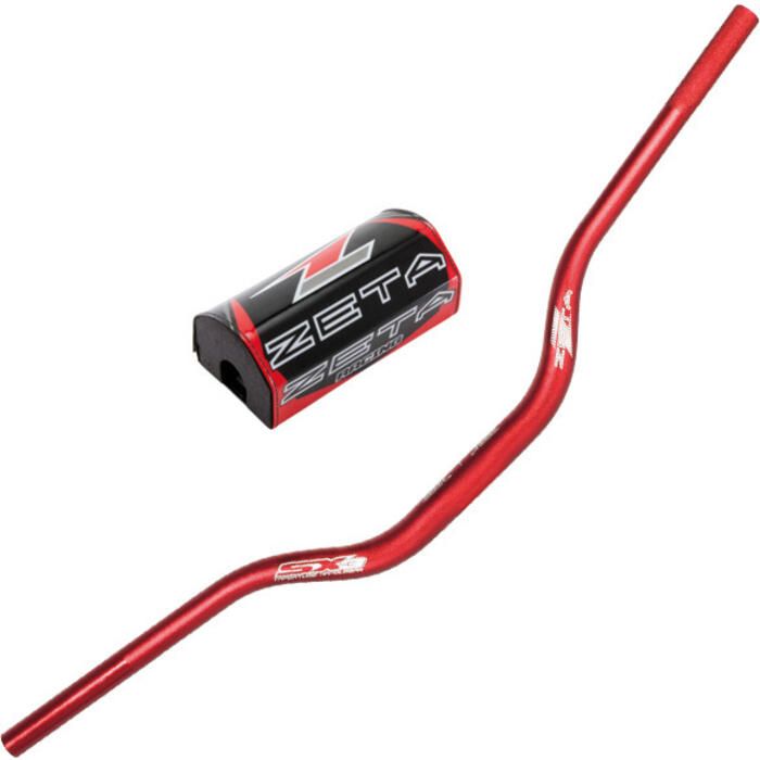 Zeta SX-3 MX-123 Handlebar - Red - ZE06-1233 | FortNine