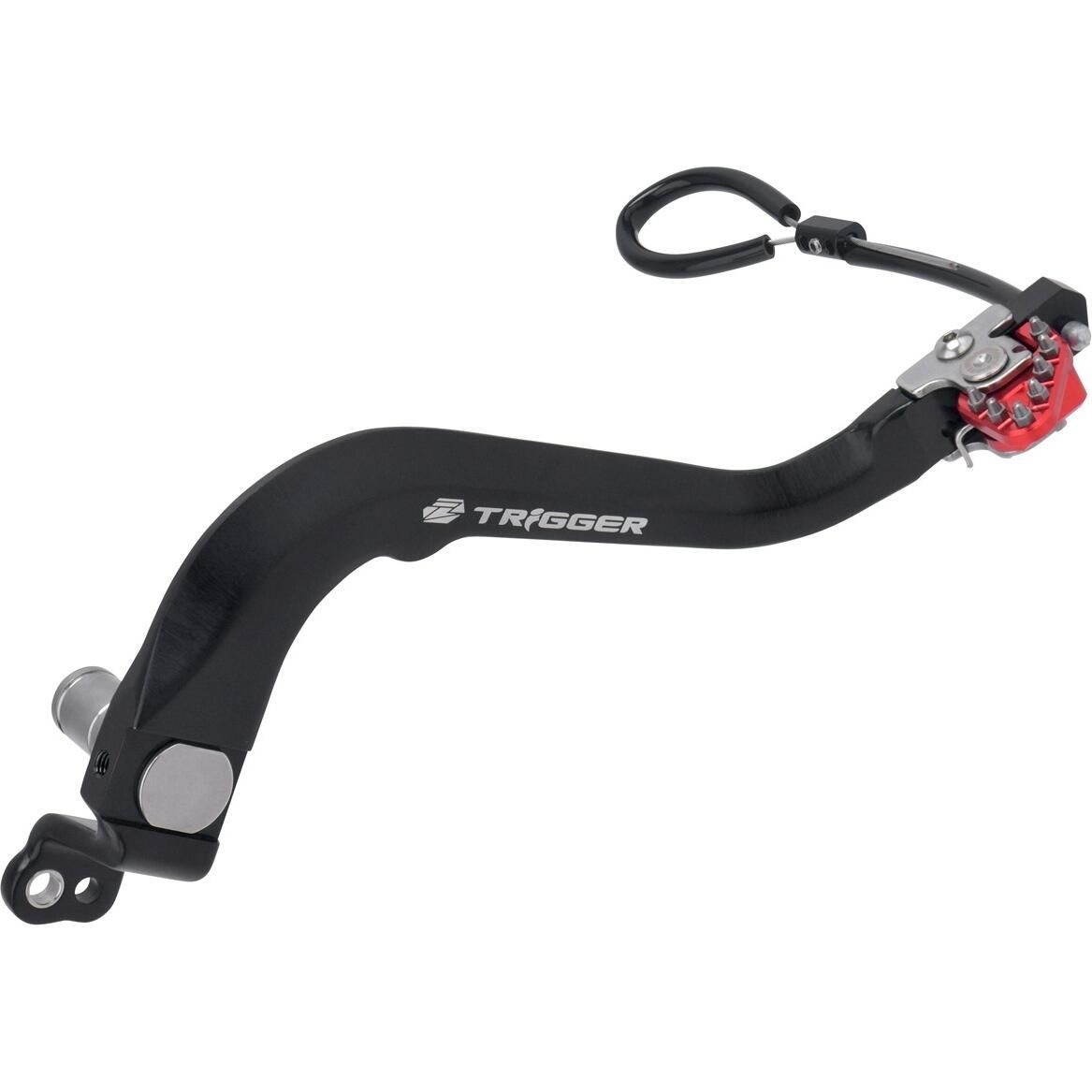 Zeta Trigger Brake Pedal Red - ZE90-7032 | Honda CRF300L 2021-2024