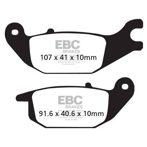 Bremsbelag Bremsbeläge EBC FA013V Vorne Für Honda CB 350 F