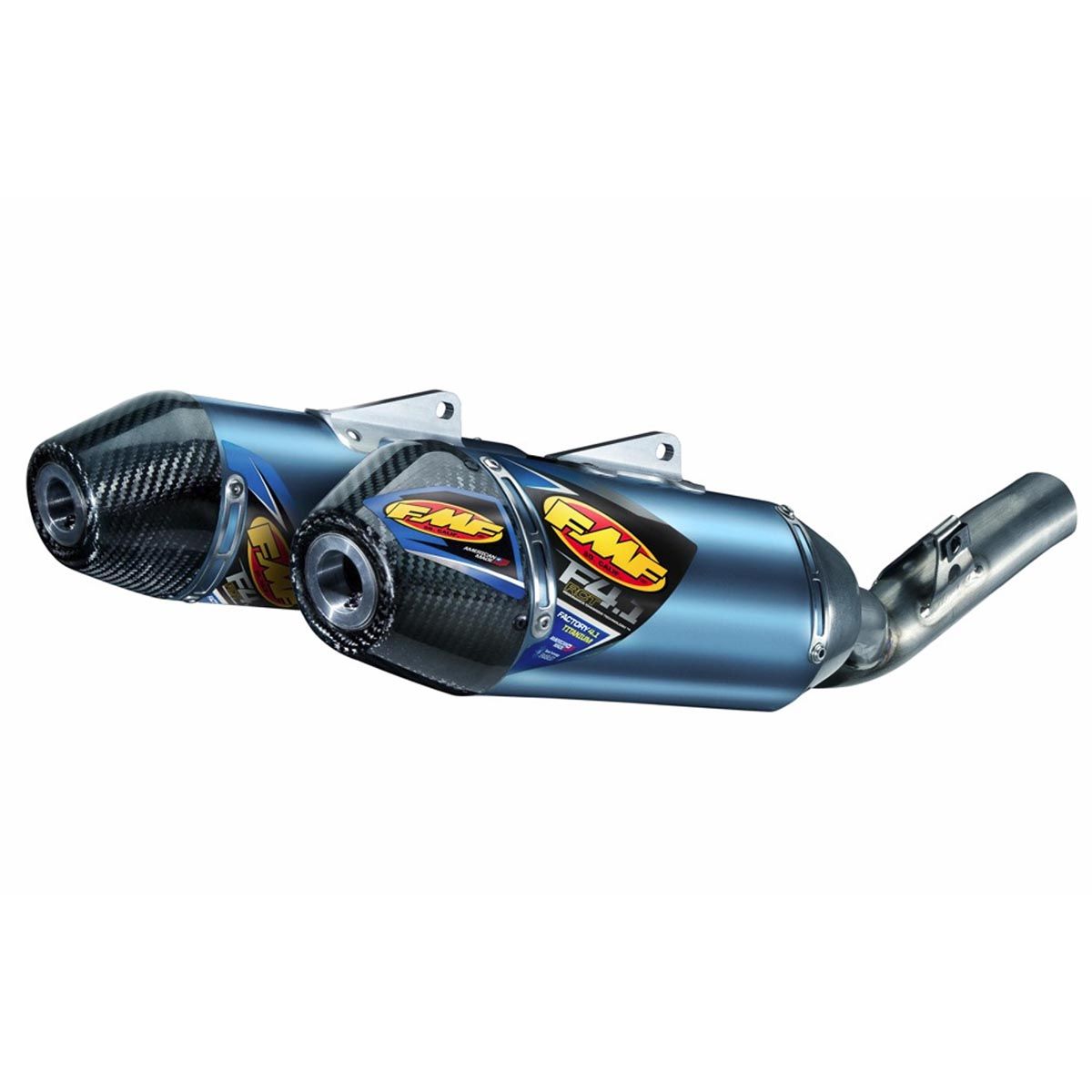 FMF Racing Factory 4.1 RCT Titanium Dual Slip-On Exhaust