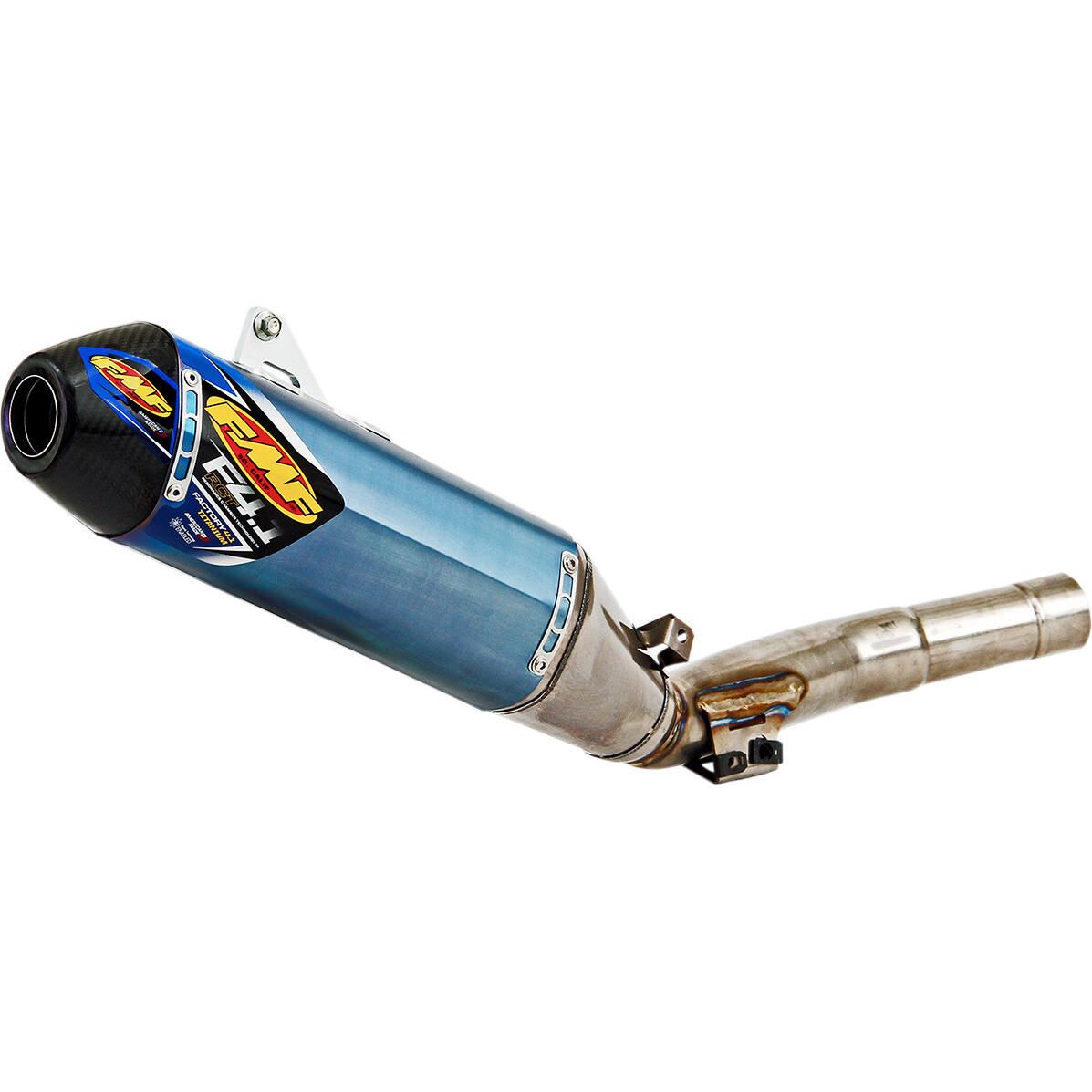 FMF Racing Factory 4.1 RCT Titanium Slip-On Exhaust Blue Anodized