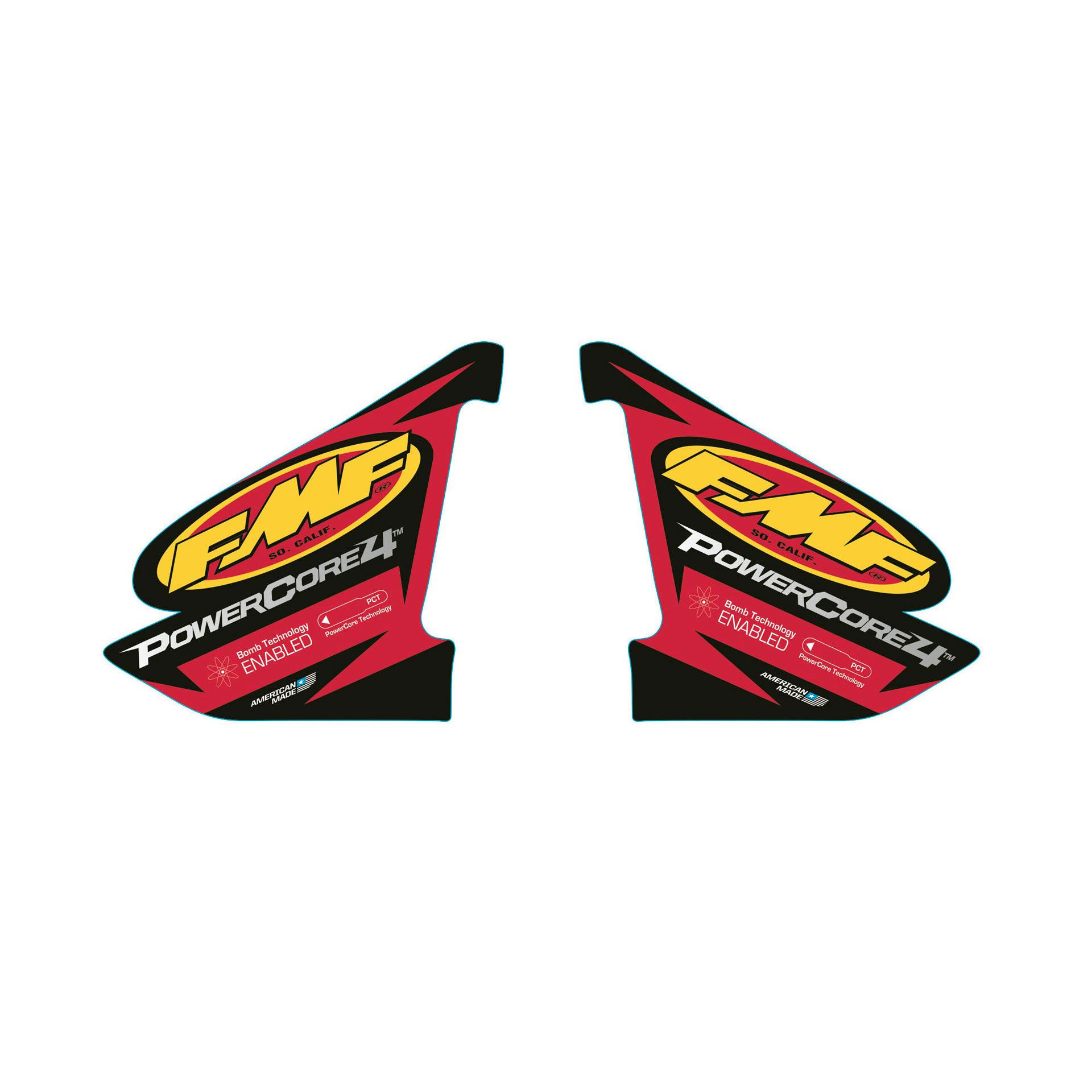 FMF Racing Muffler & Silencer Replacement Decal - Powercore 4