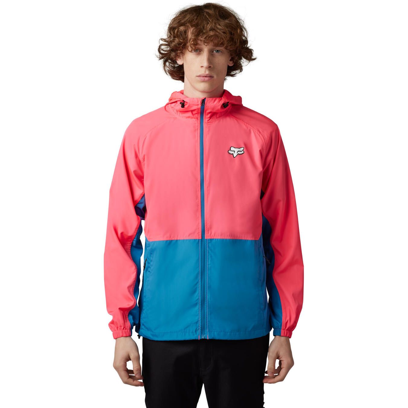 Pink brand windbreaker jacket best sale