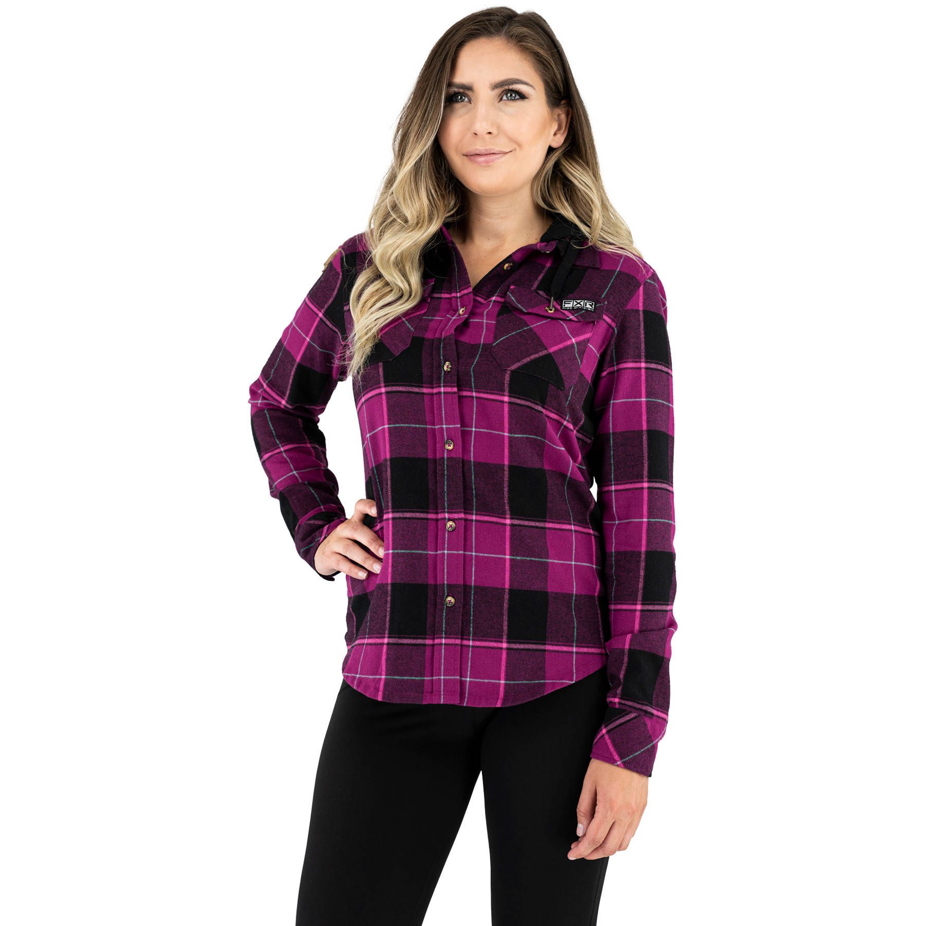 Hooded flannel outlet womens