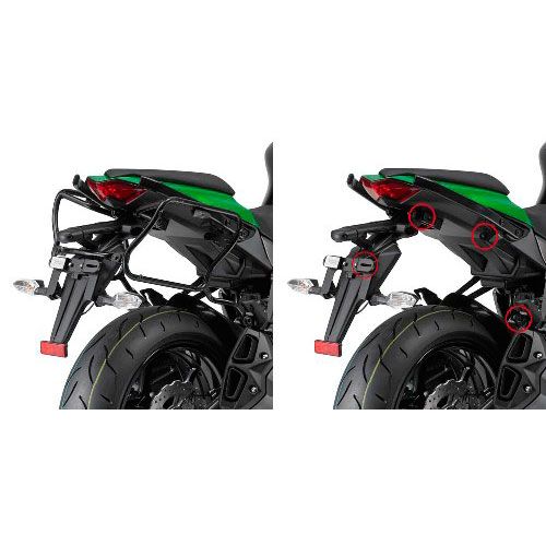 Givi Tubular Sidecases Holder Easy Fit Kaw Z1000SX (2011