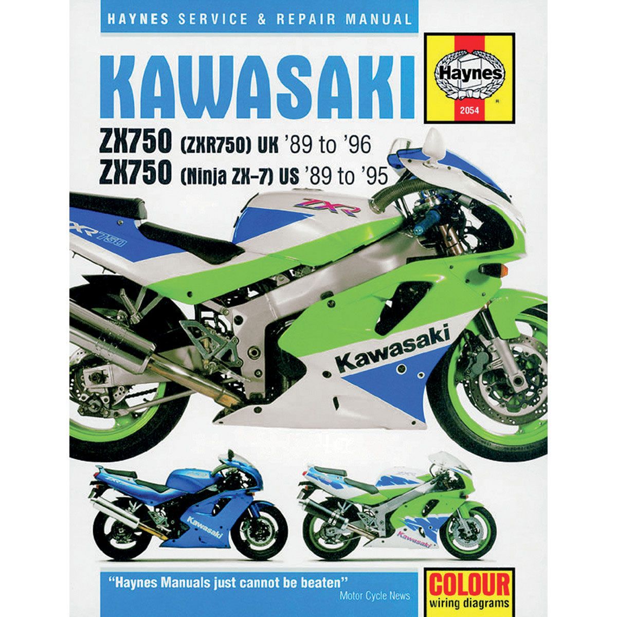 Haynes Repair Manual - Kawasaki ZX750 - 2054 | FortNine