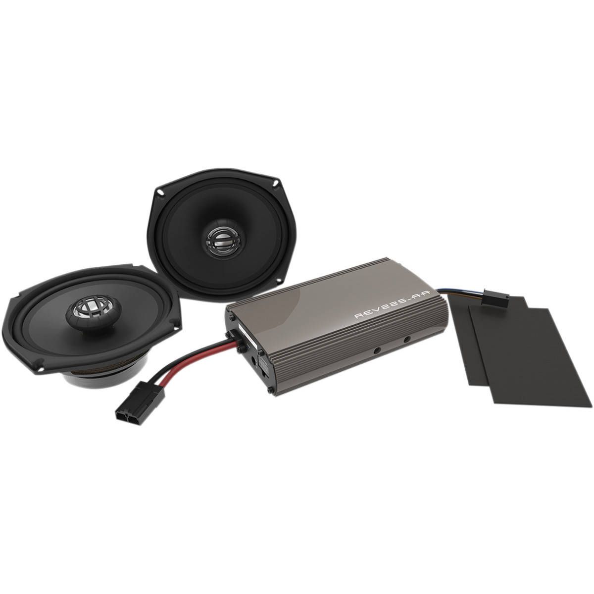 Hogtunes REV 225 Watt 2-Channel Amp & Gen-3 2-Speaker Kit - 225 SG