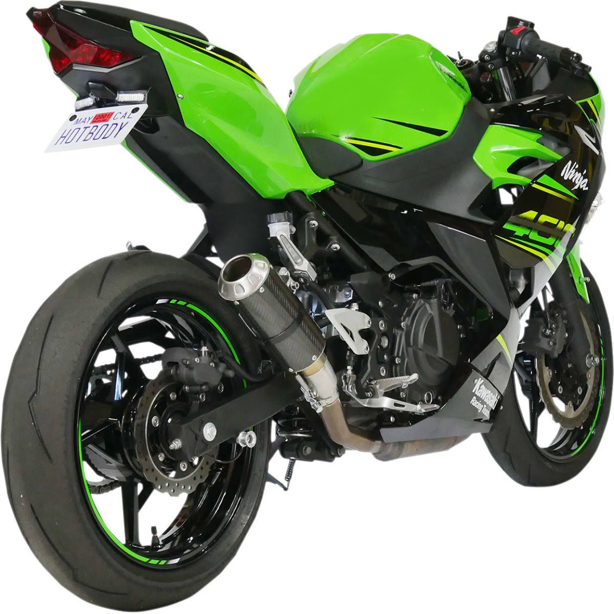 Hotbodies MGP 2 Slip-On Exhaust - 51801-2404 | Kawasaki Ninja 400