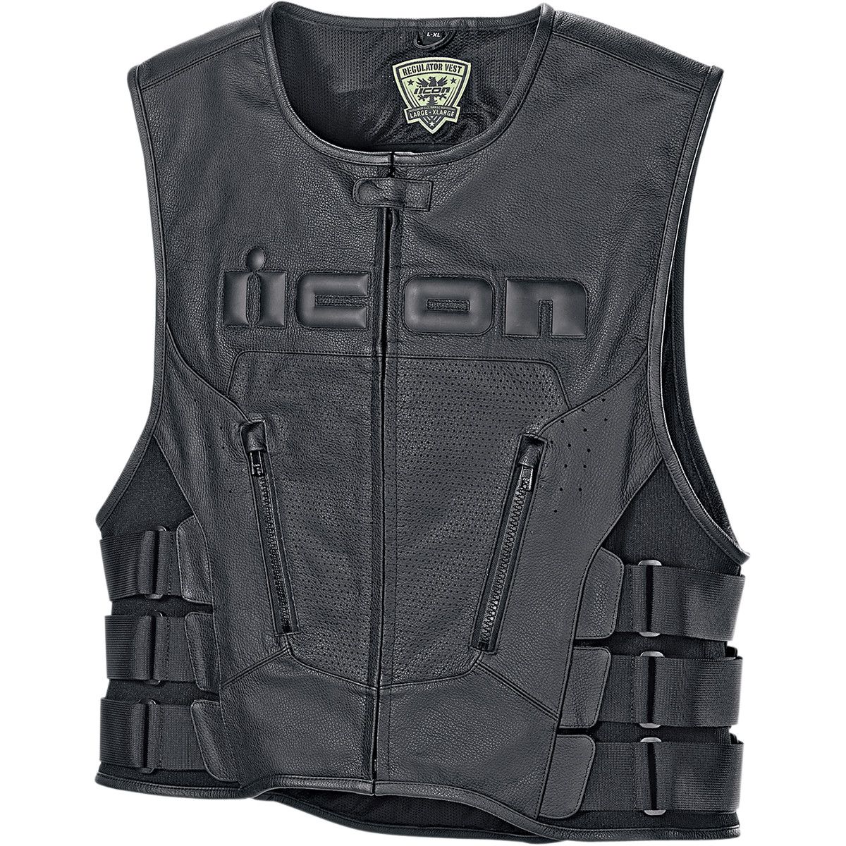 ICON Regulator Vest L-XL ブラック Icon Regulator D3O Vest | FortNine
