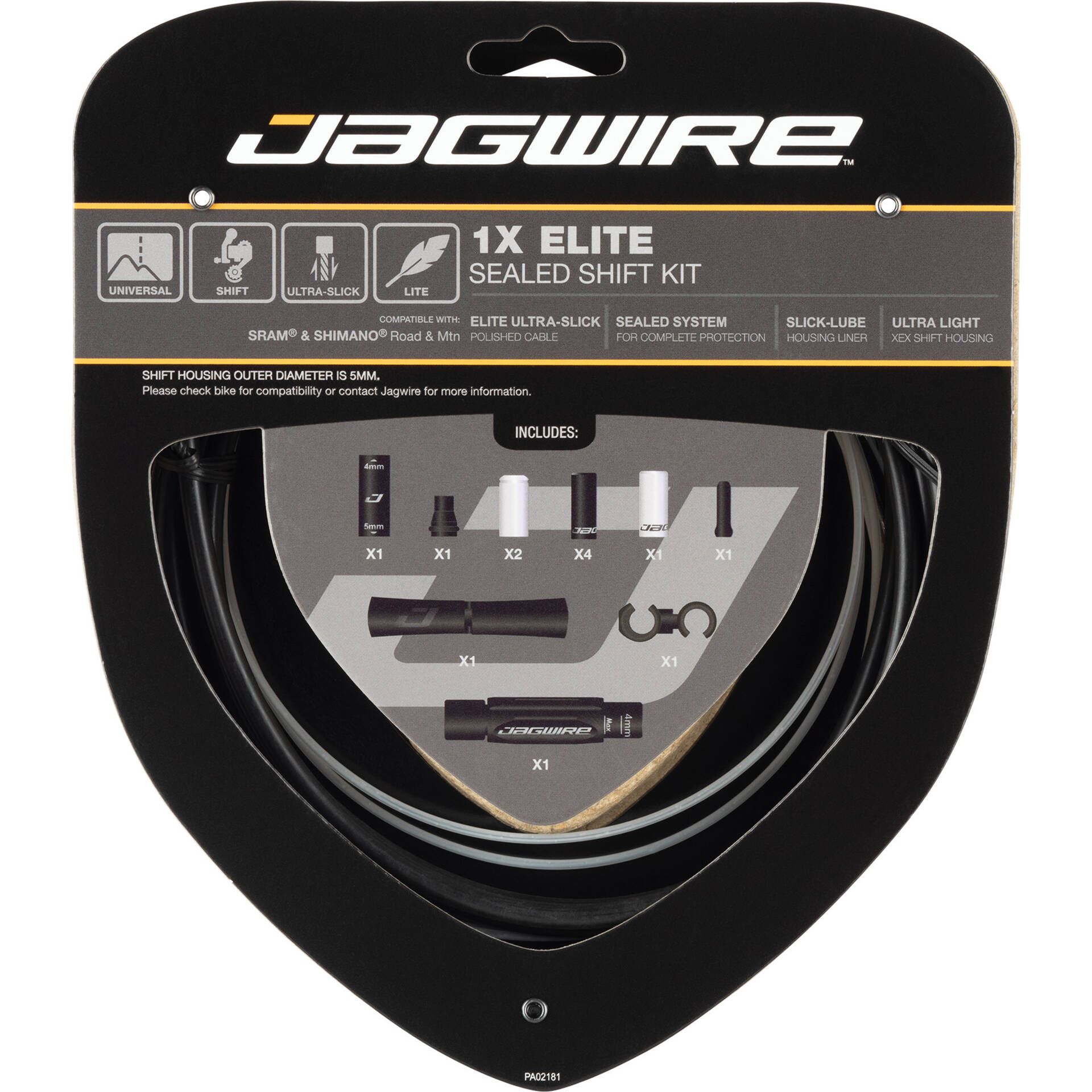 Jagwire 1X Elite Sealed Shift Cable Kit | FortNine