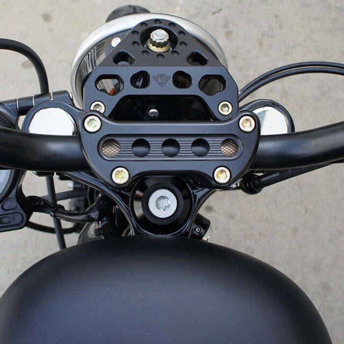 Joker Machine Indicator Upper Handlebar Clamp Black - 03-852B