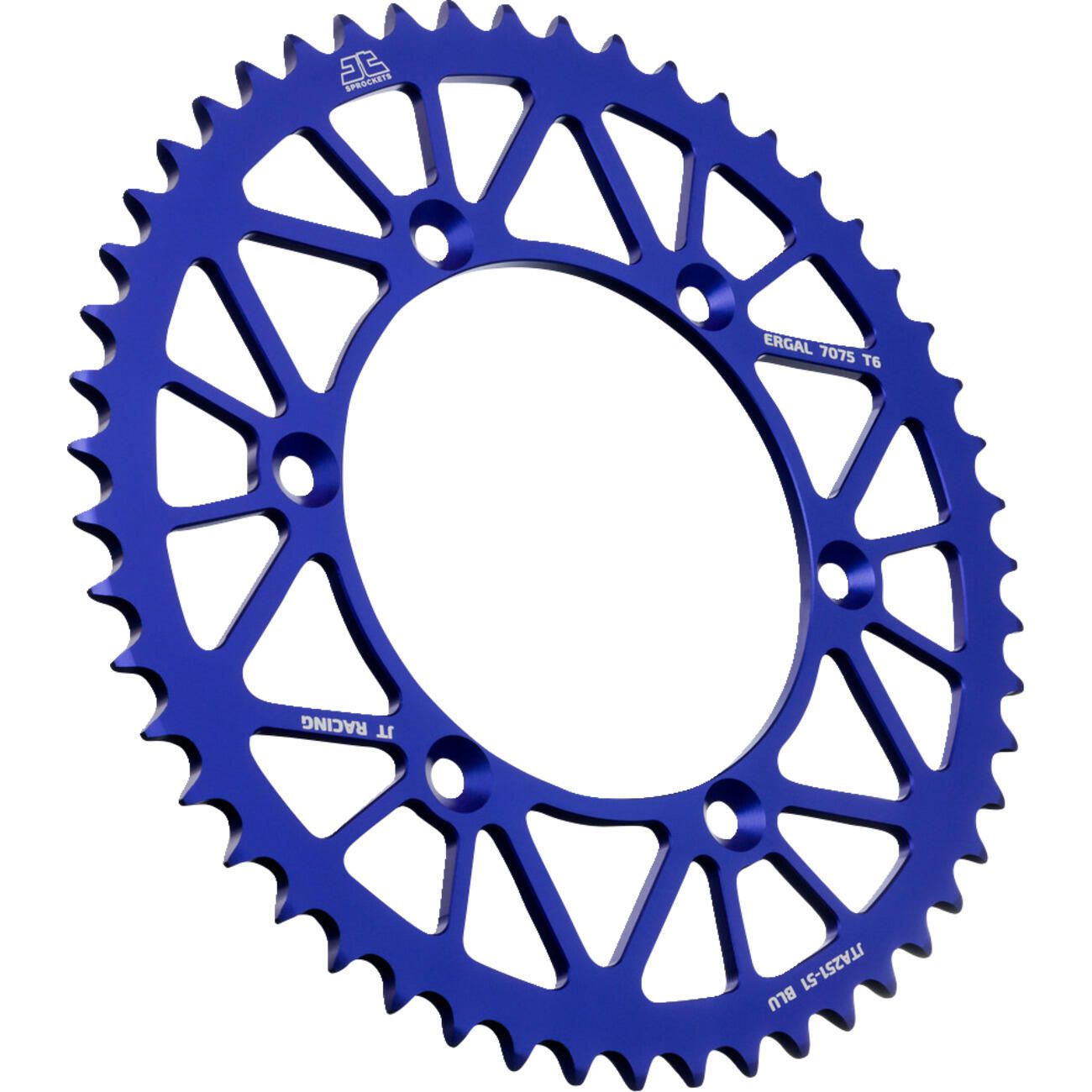 JT RaceLite Aluminum Rear Sprocket 51T (520) - Blue - JTA251.51BLU