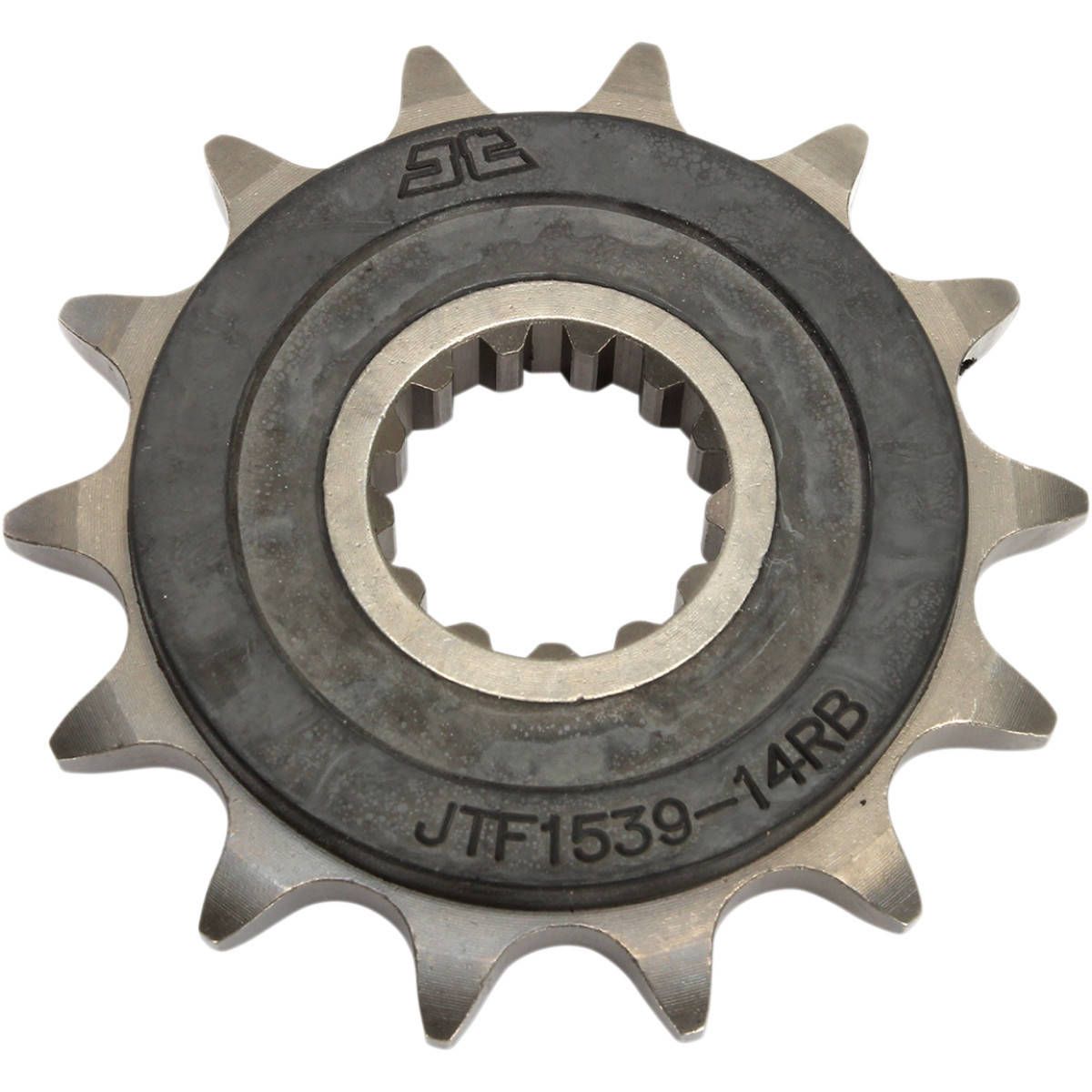 JT Rubber Cushioned Steel Front Sprocket 14T (520) - JTF1539.14RB