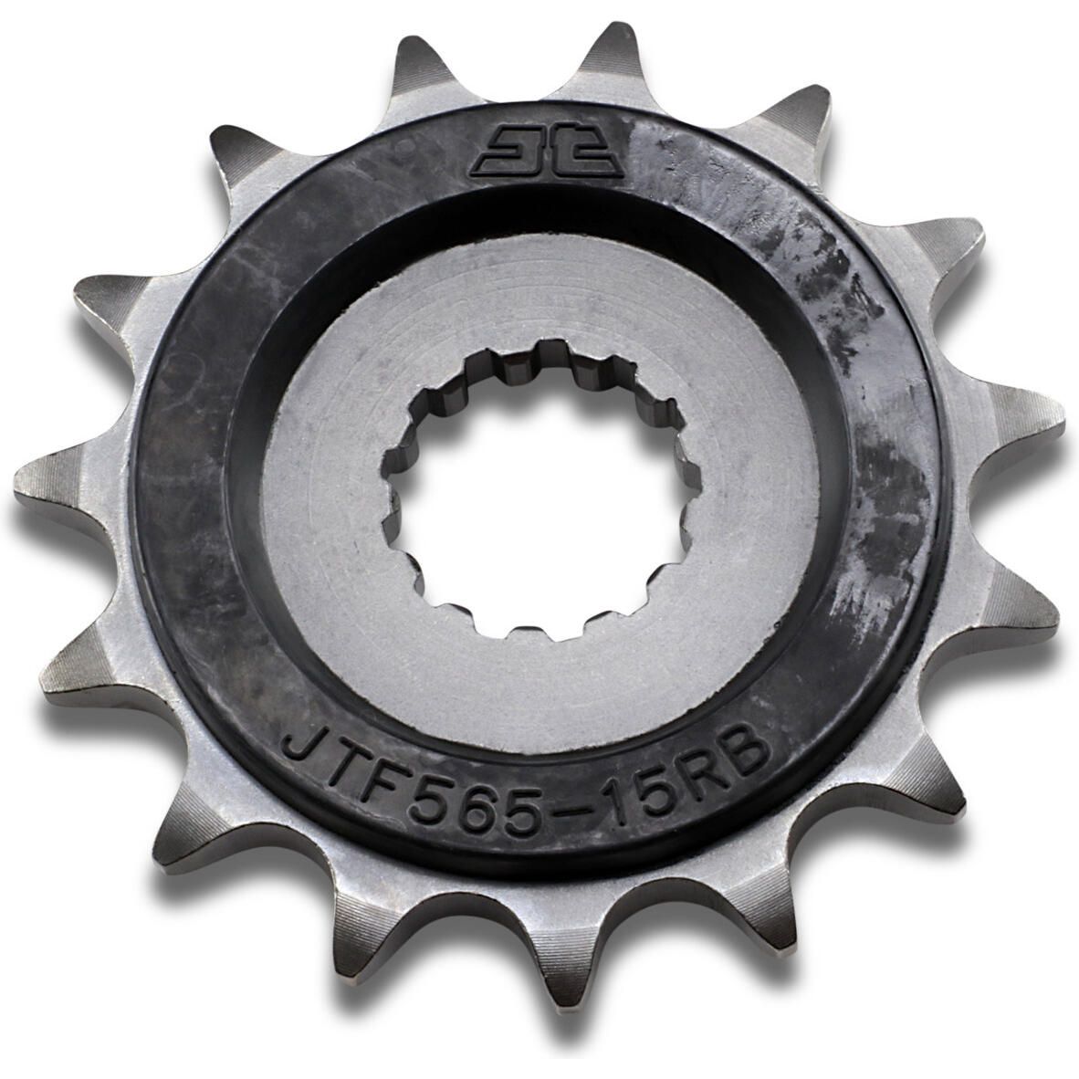 メル58163 JT Rubber Cushioned Steel Front Sprocket 15T (520) - JTF565.15RB