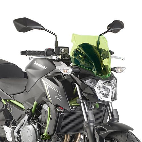 Kappa Windshield Lime - KA4117GR | Kawasaki Z650 2017-2019 | FortNine