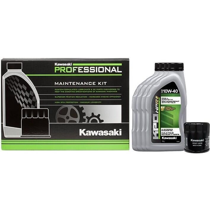 Kawasaki KPO Full Synthetic 4-Stroke 10W40 Maintenance Kit