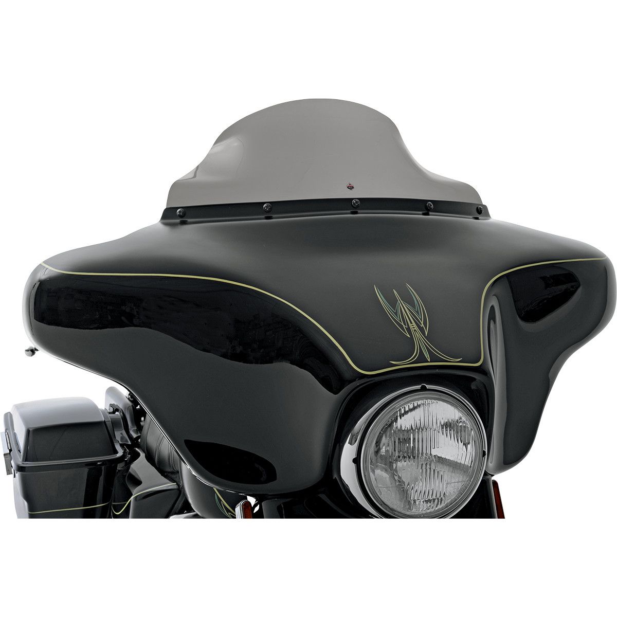 Klock Werks 6.5in. Flare Windshield - Dark Smoke - KW05-01-0196