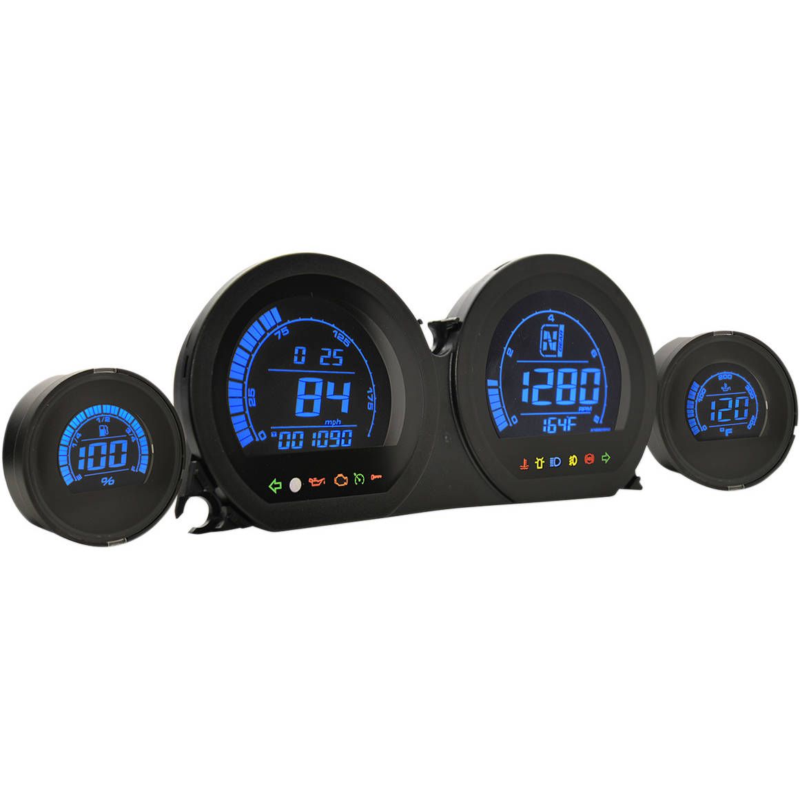 Koso HD-03 4-Piece Gauge Set | FortNine