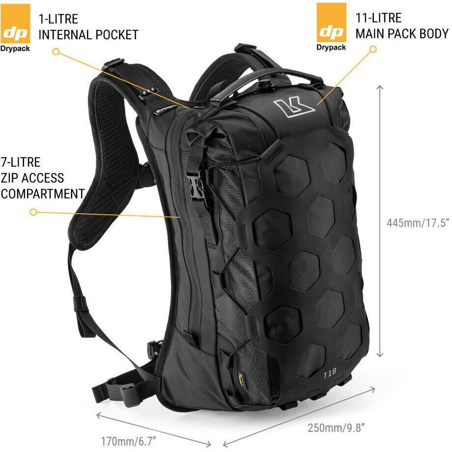 Kriega Trail18 Adventure Backpack | FortNine