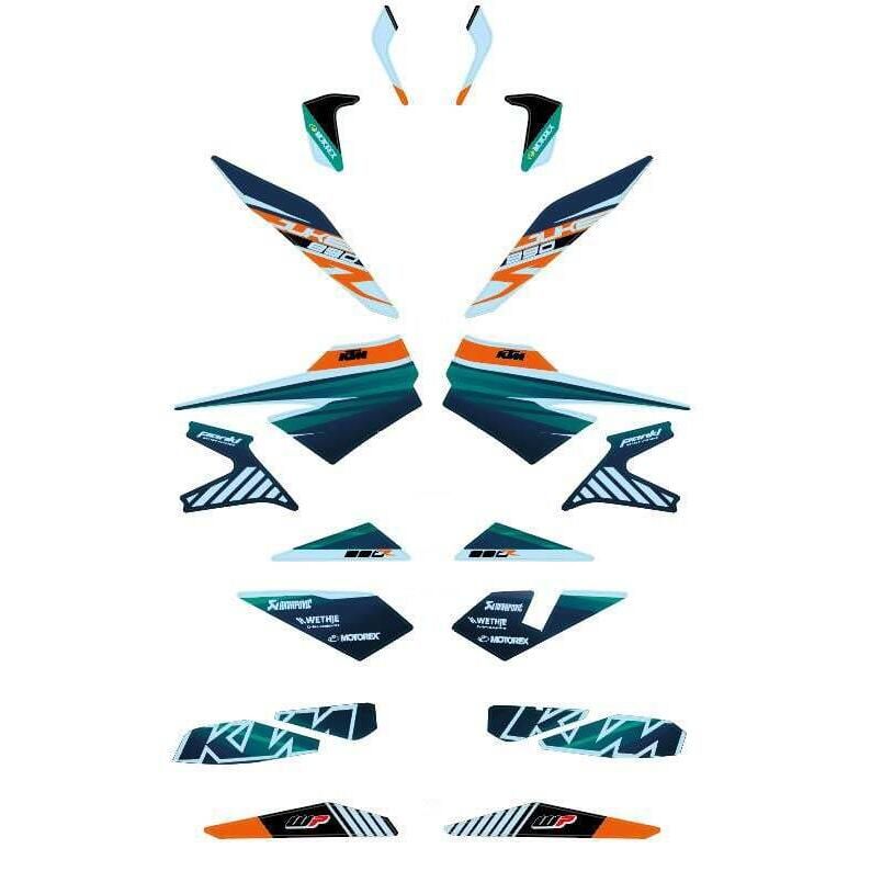KTM Factory Graphics Kit - 63608999000 | KTM 890 Duke R 2020-2023