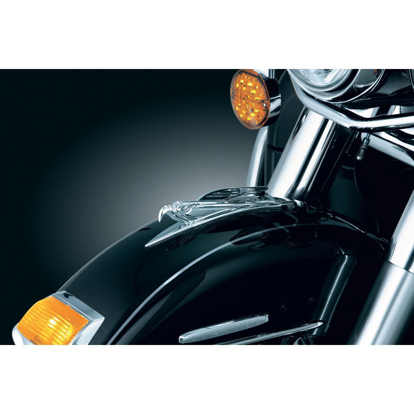 Kuryakyn Deco Eagle Fender Ornament Chrome - 7333 | FortNine