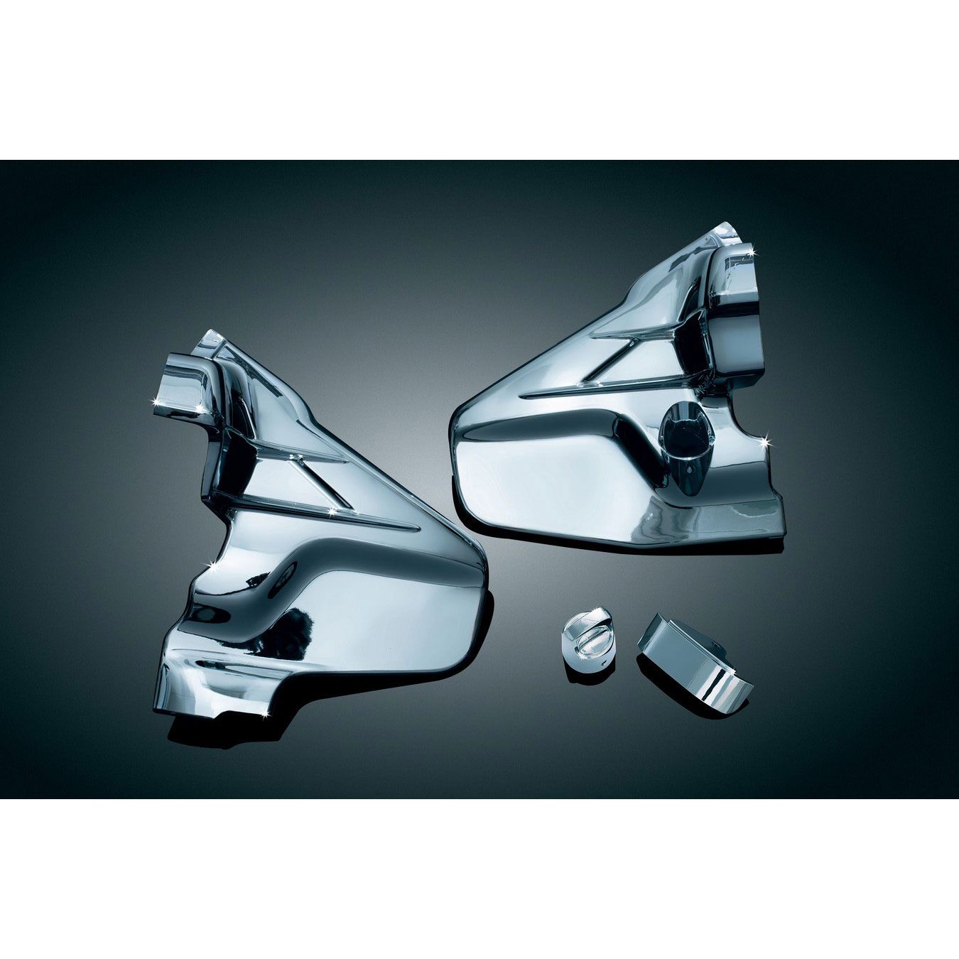 Kuryakyn Louvered Chrome Transmission Cover - 7366 | FortNine