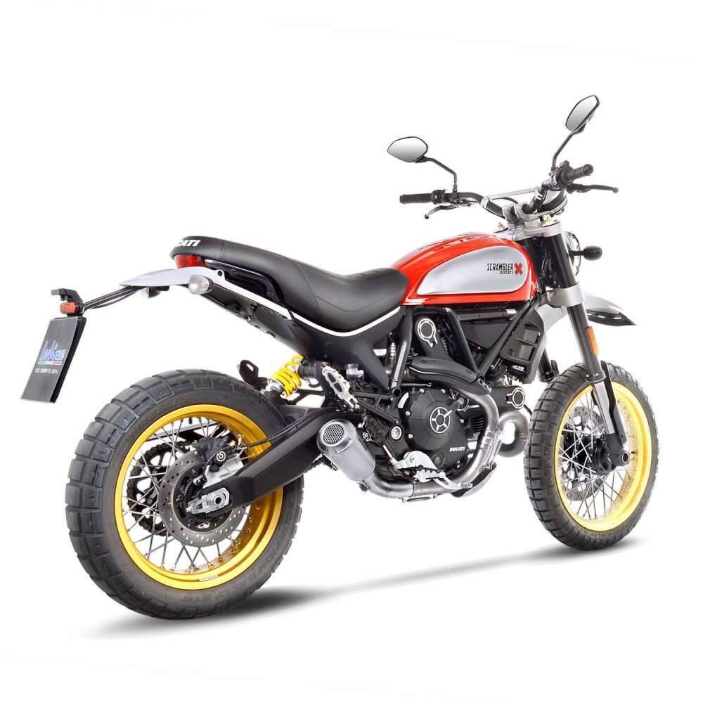 ducati scrambler マフラー LeoVince バッフル付き LeoVince LV-10 Slip-On Exhaust - Stainless Steel - 15202U | Ducati